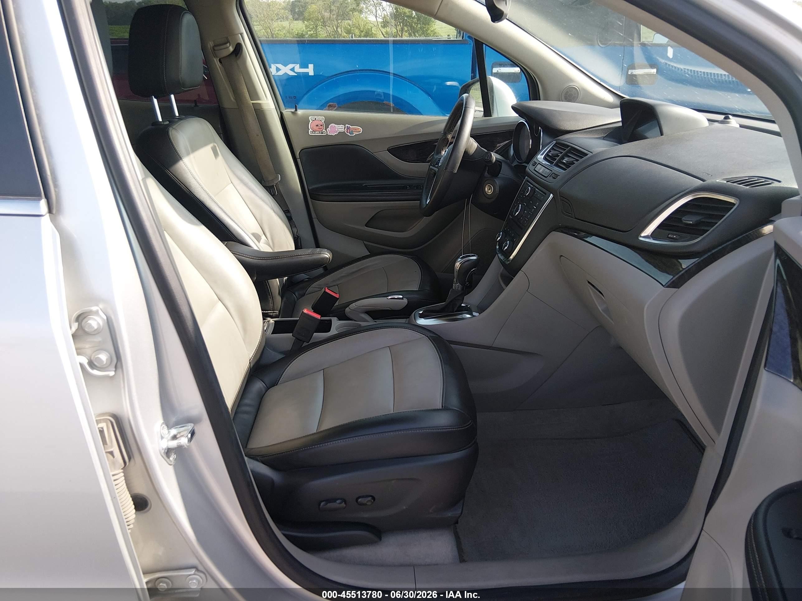 2015 Buick Encore Leather Серебряный vin: KL4CJGSB6FB221210