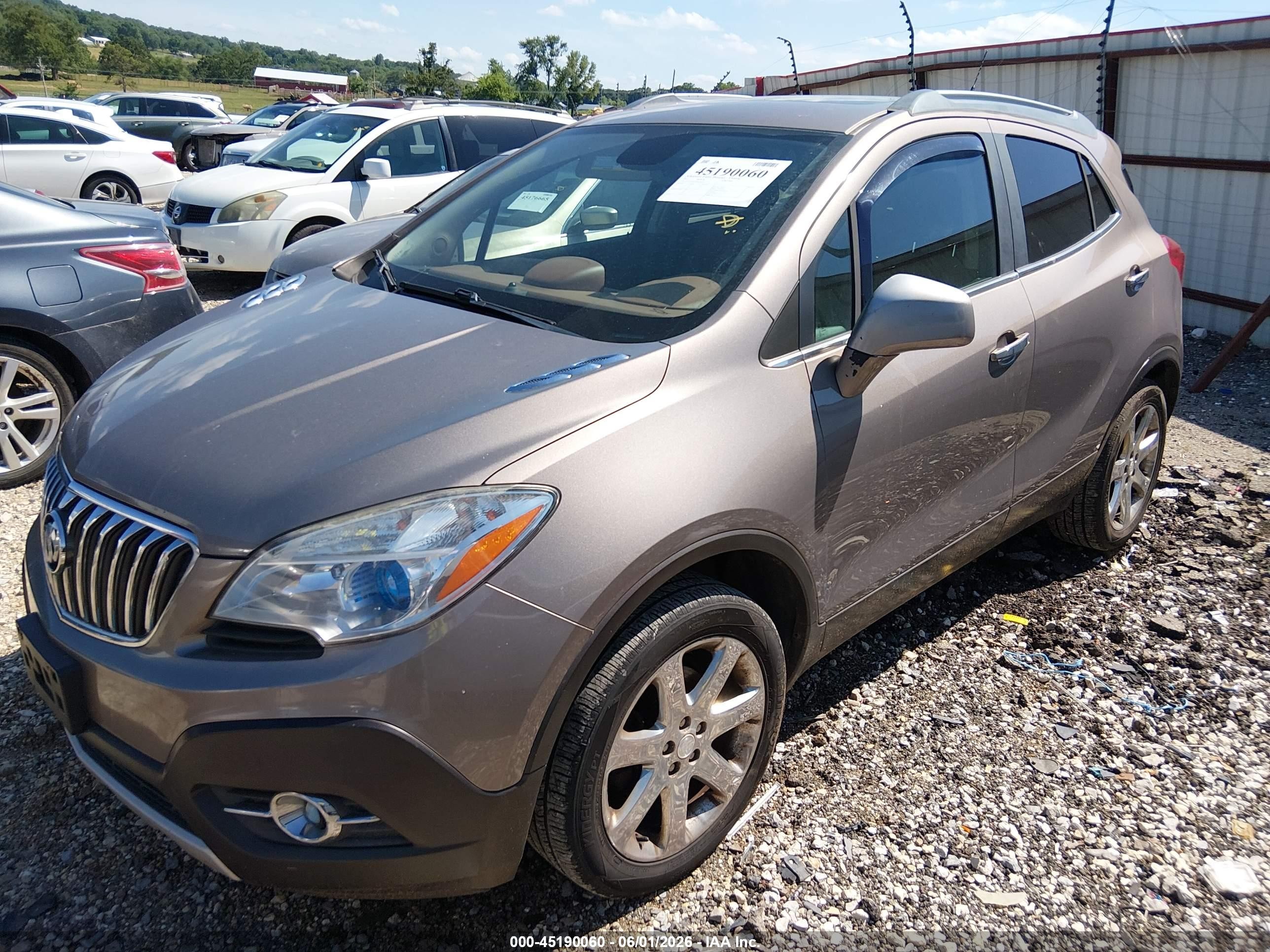2013 Buick Encore Leather Tan vin: KL4CJGSB7DB110310