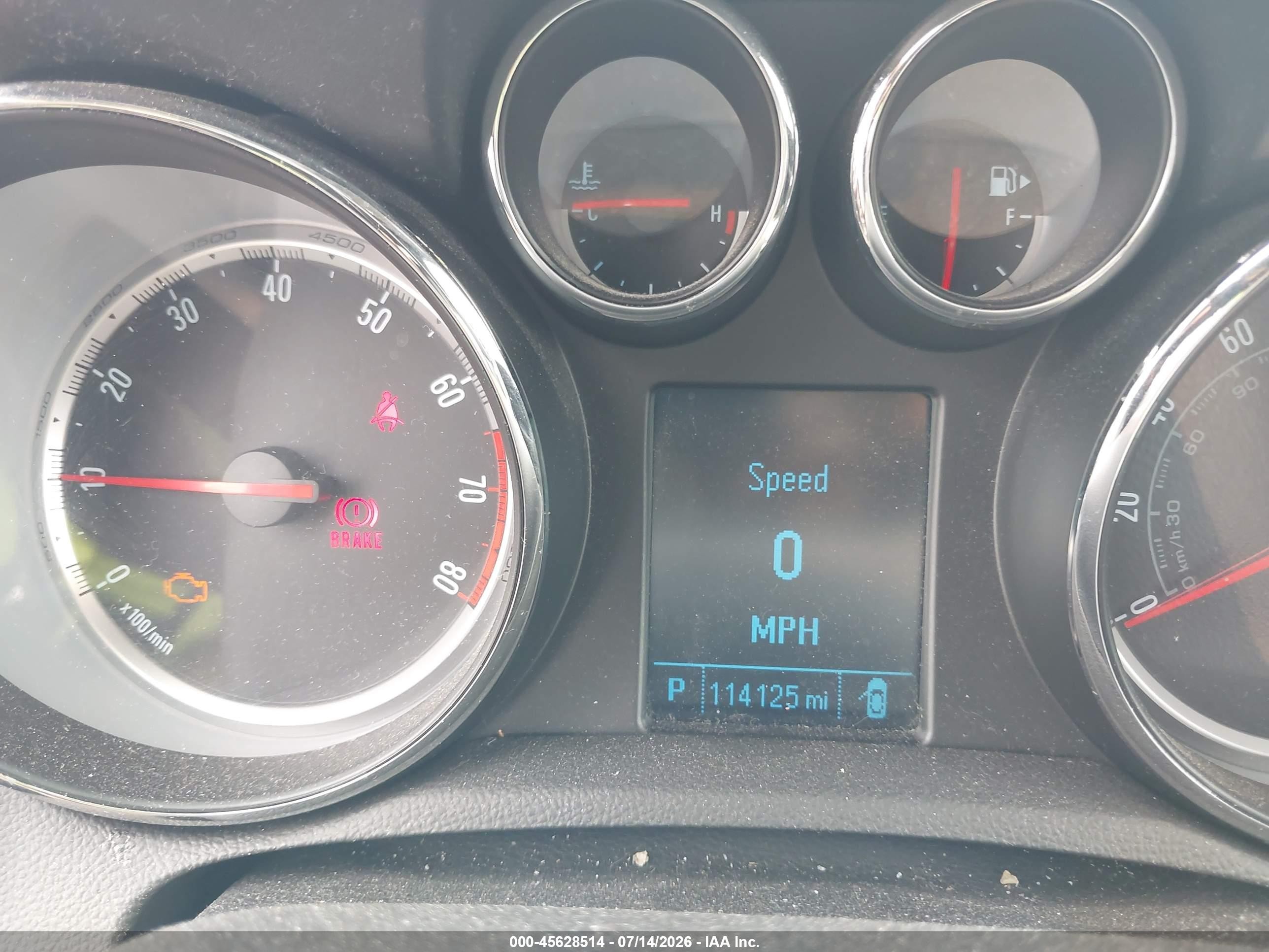 2014 Buick Encore Leather Red vin: KL4CJGSB7EB548648