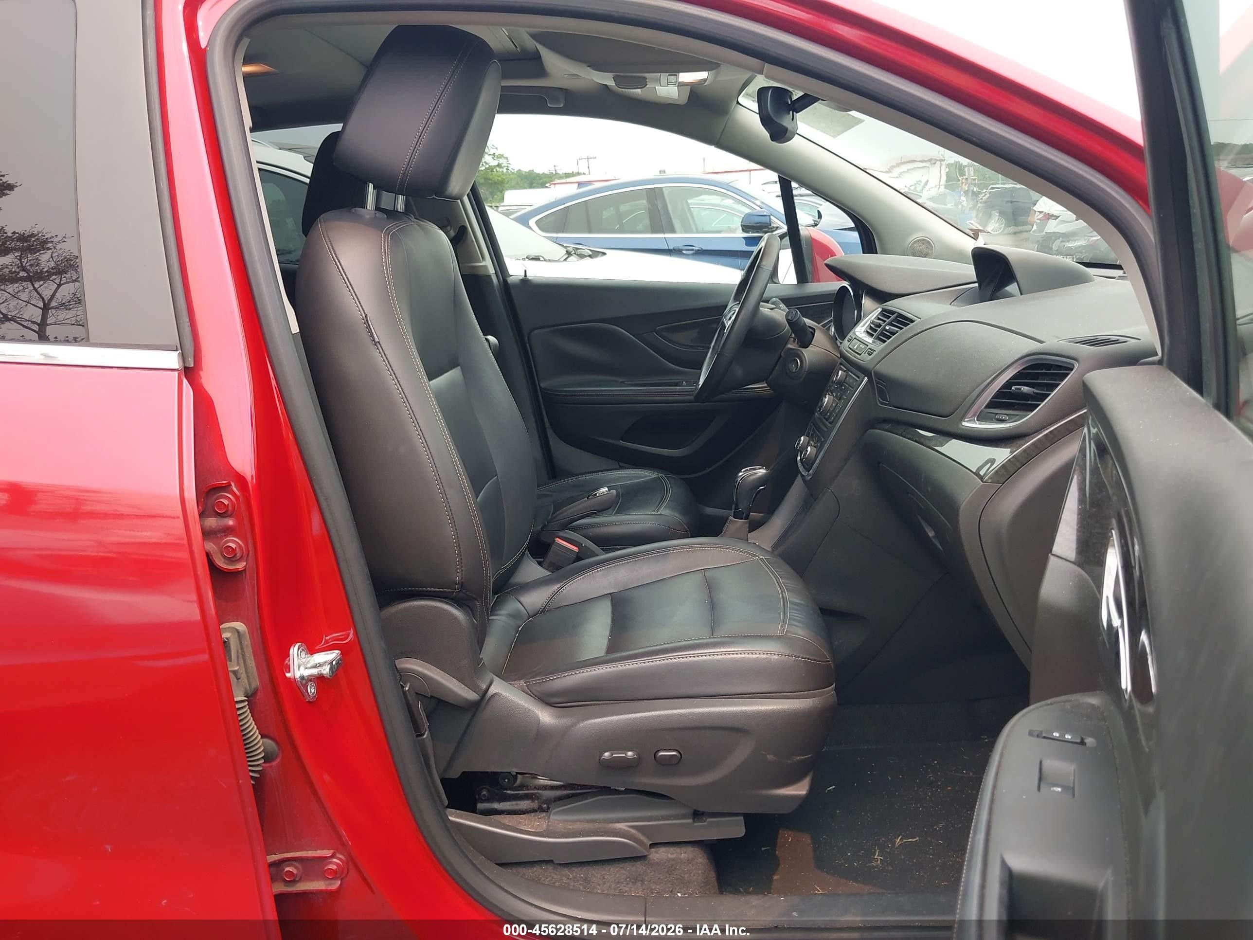 2014 Buick Encore Leather Red vin: KL4CJGSB7EB548648