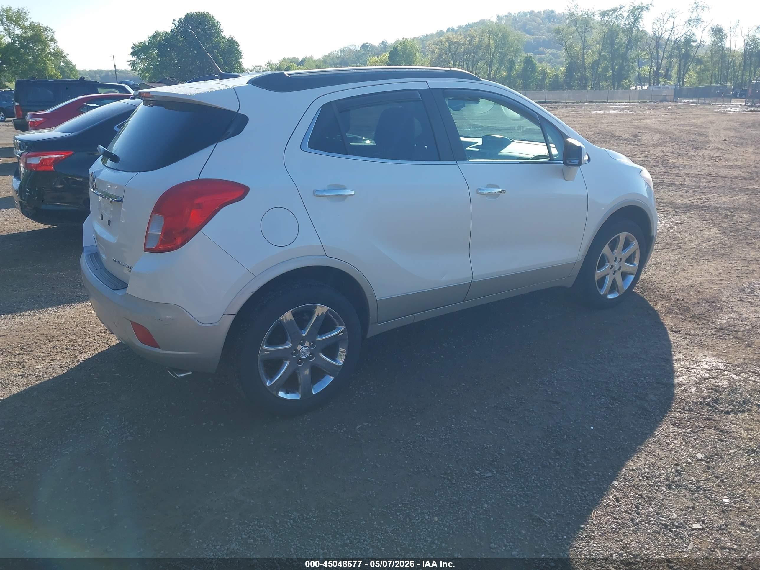 2014 Buick Encore Leather White vin: KL4CJGSB7EB580936