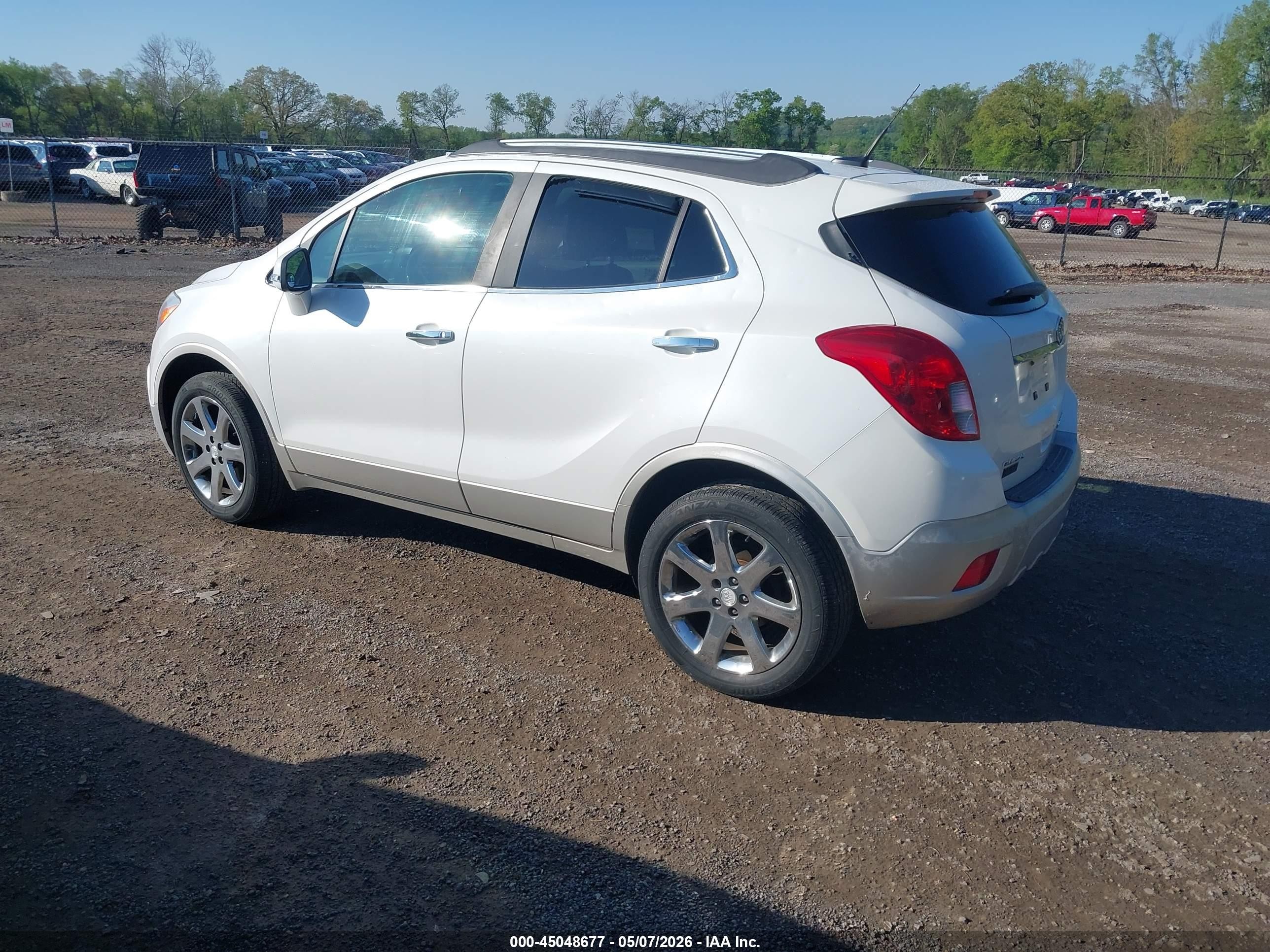 2014 Buick Encore Leather White vin: KL4CJGSB7EB580936