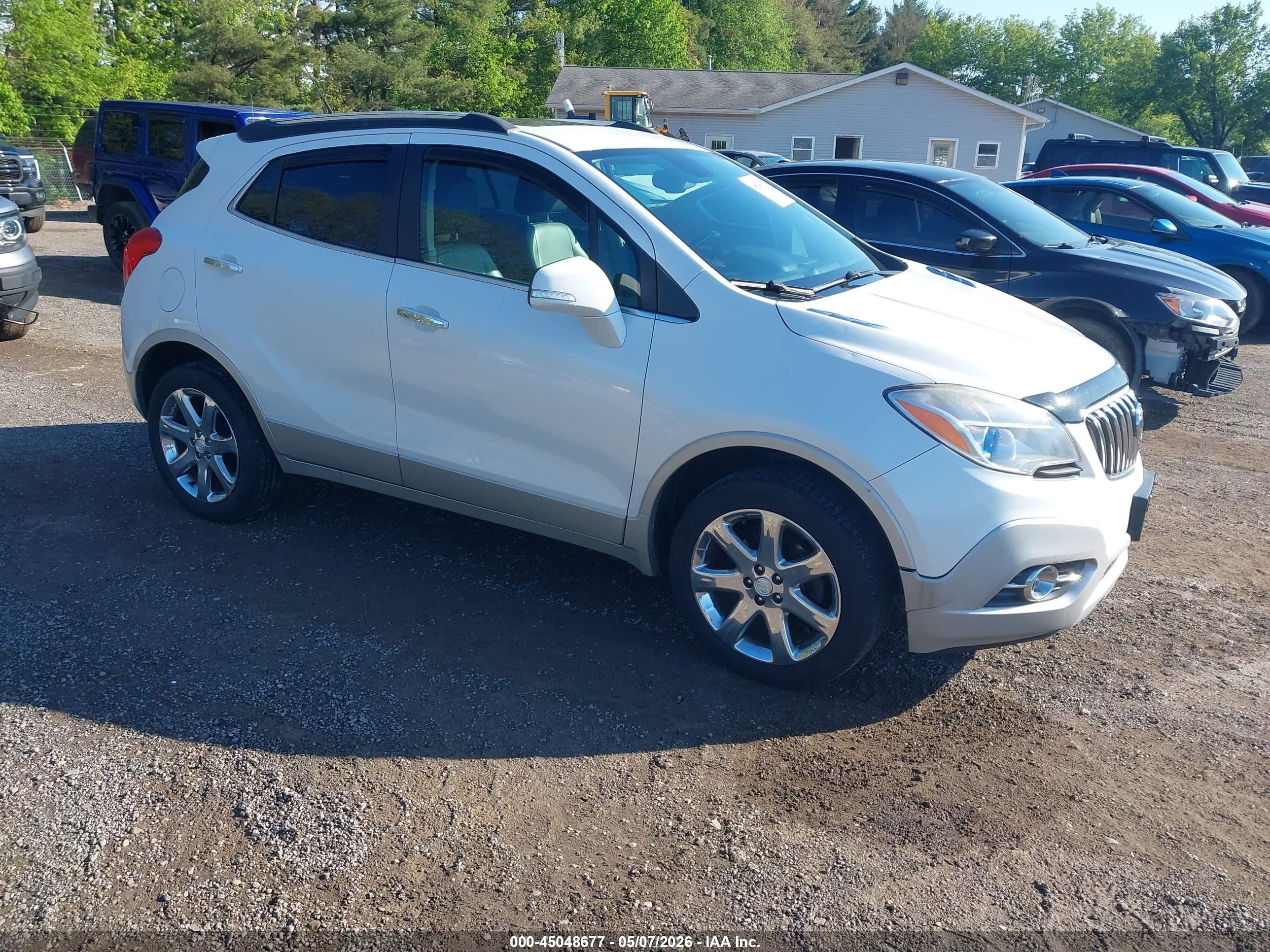 2014 Buick Encore Leather White vin: KL4CJGSB7EB580936