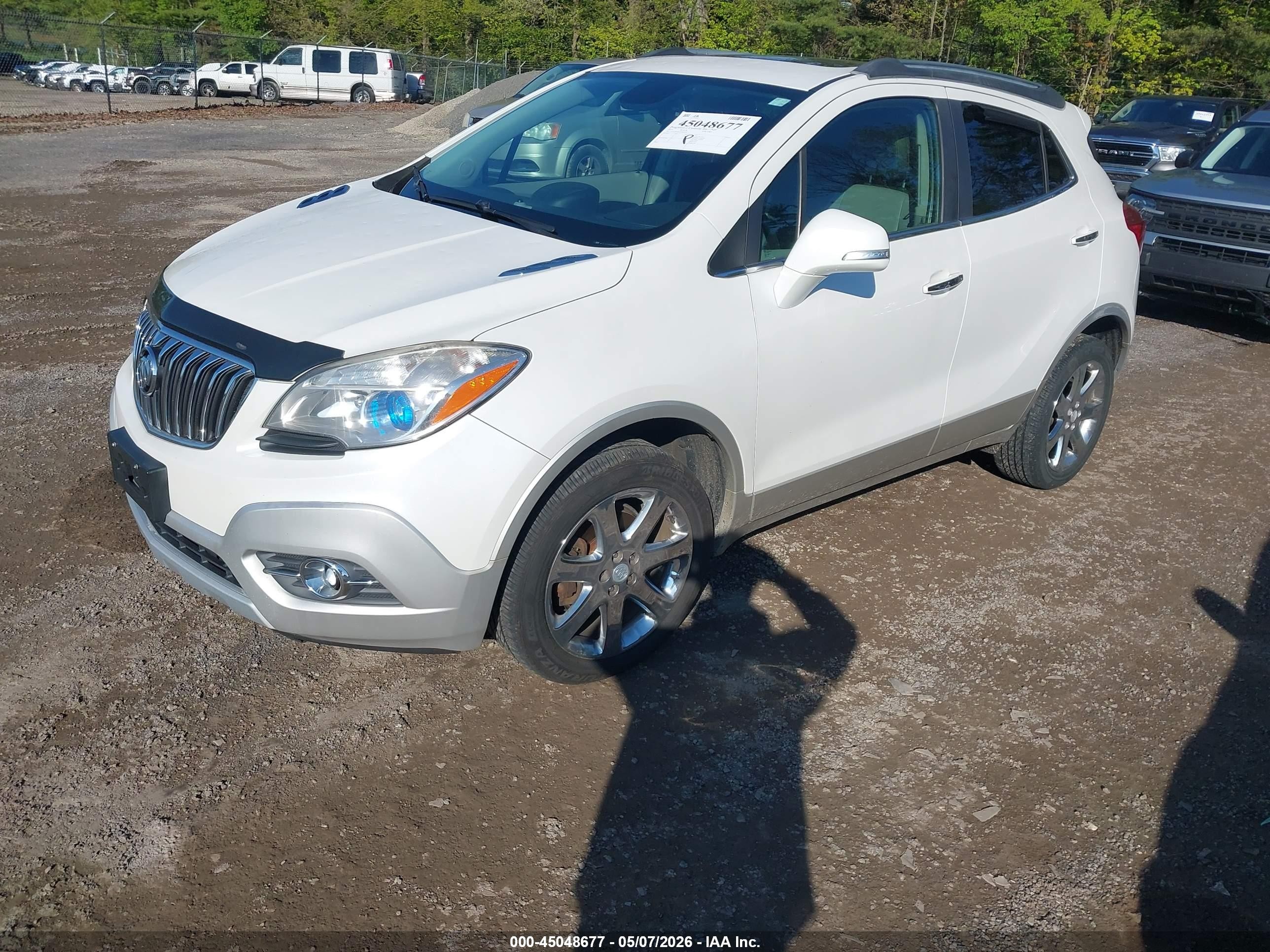 2014 Buick Encore Leather White vin: KL4CJGSB7EB580936