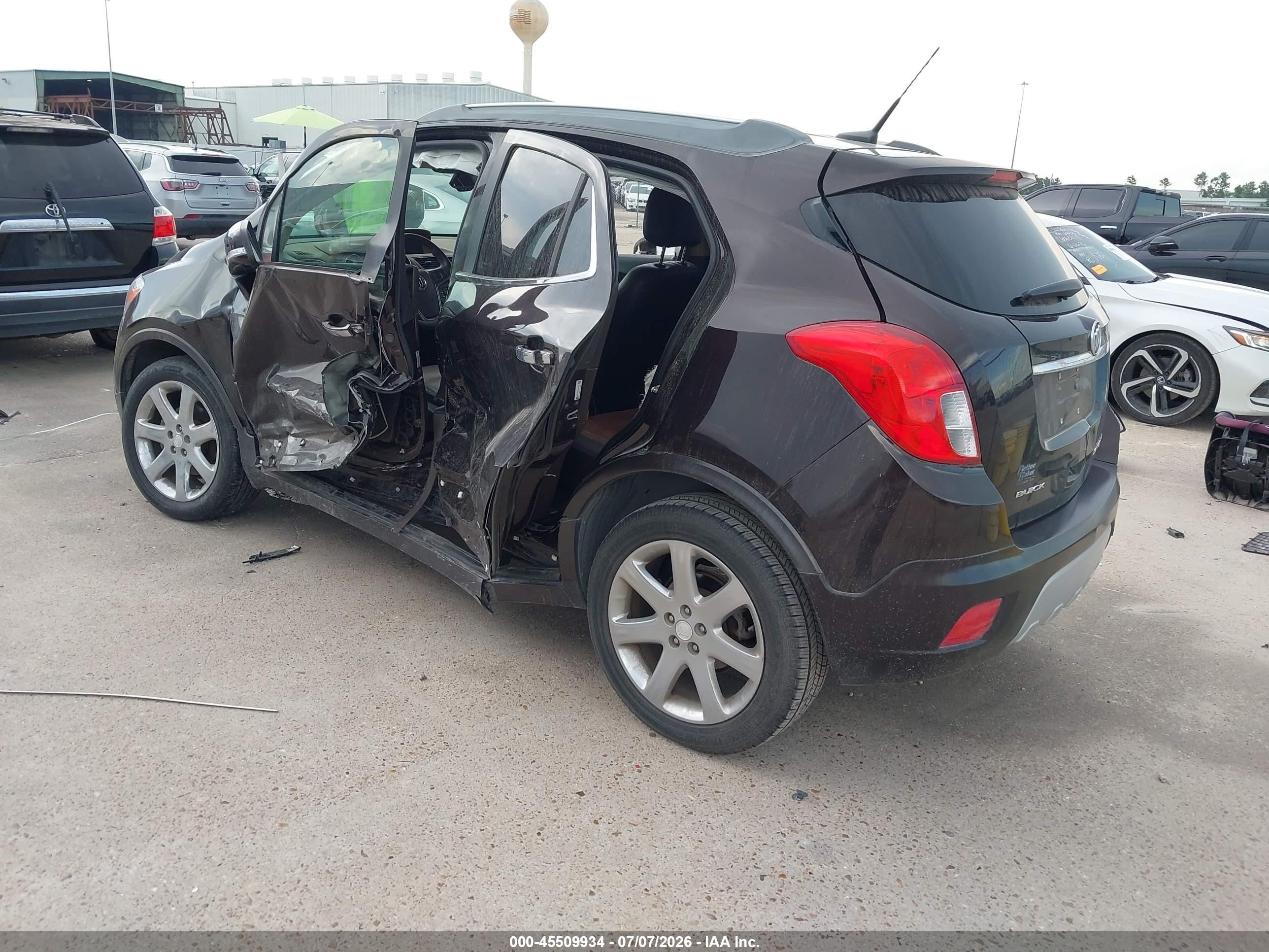 2014 Buick Encore Leather Burgundy vin: KL4CJGSB8EB731315