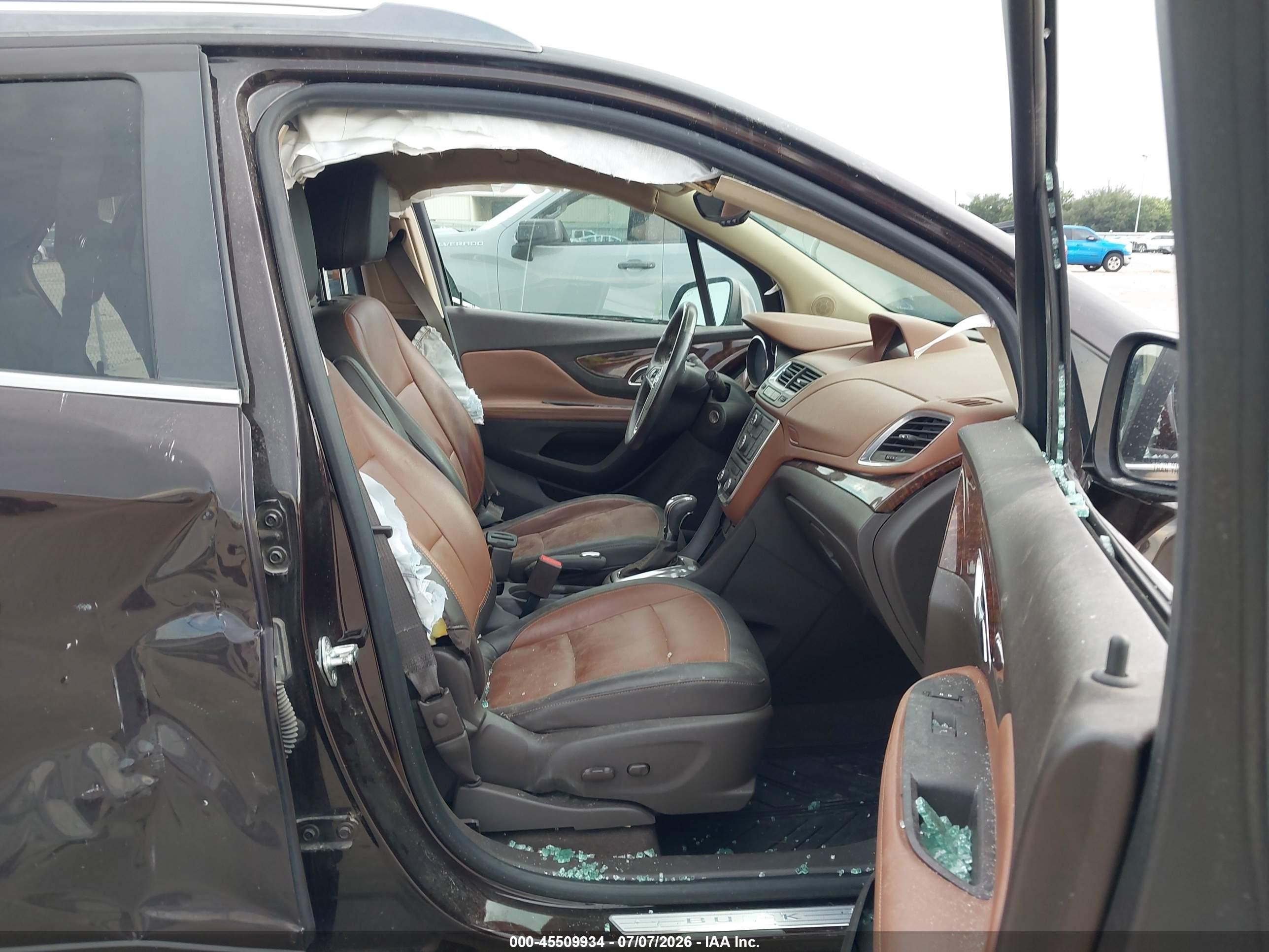 2014 Buick Encore Leather Burgundy vin: KL4CJGSB8EB731315