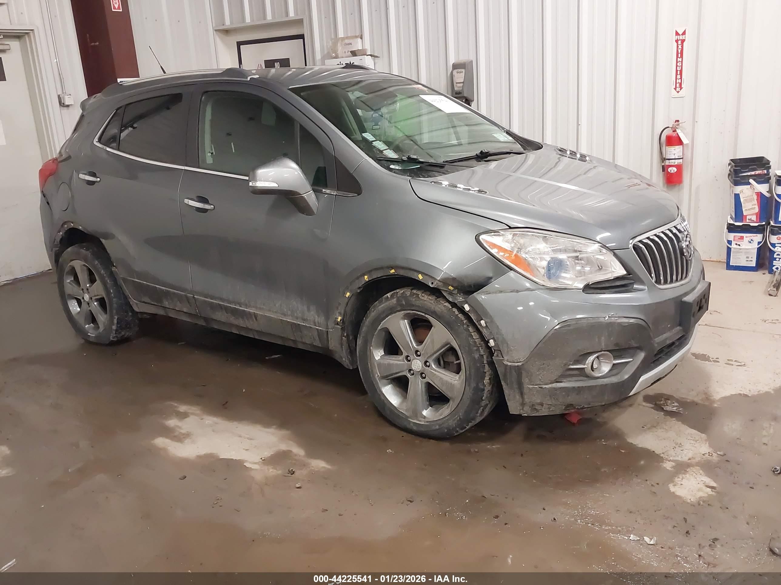 2014 Buick Encore Leather Серый vin: KL4CJGSB8EB783561