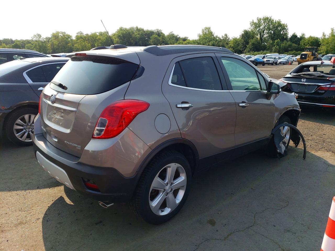 2015 Buick Encore Gray vin: KL4CJGSB8FB110870