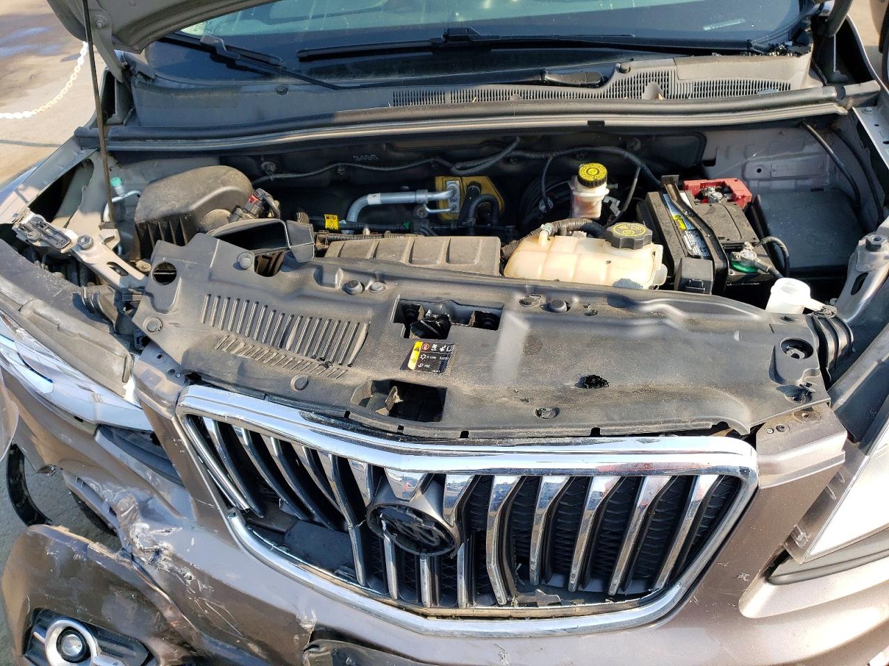2015 Buick Encore Gray vin: KL4CJGSB8FB110870