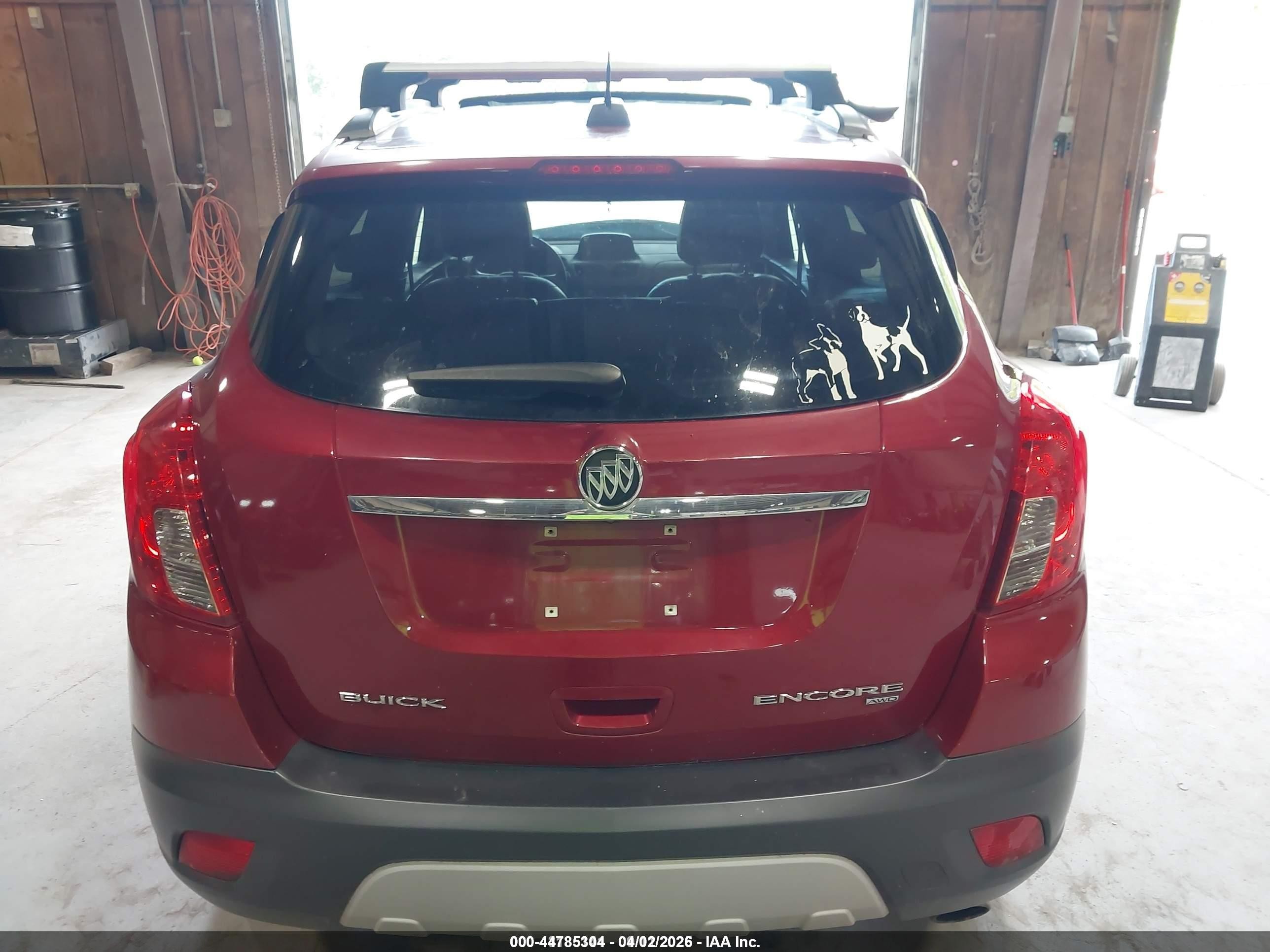 2015 Buick Encore Leather Red vin: KL4CJGSB8FB232838