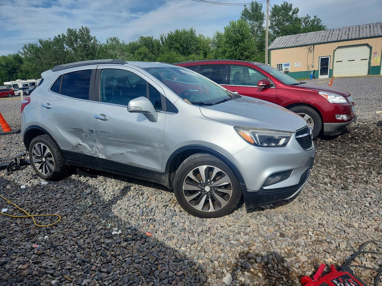 2018 Buick Encore Essence Silver vin: KL4CJGSB8JB534851