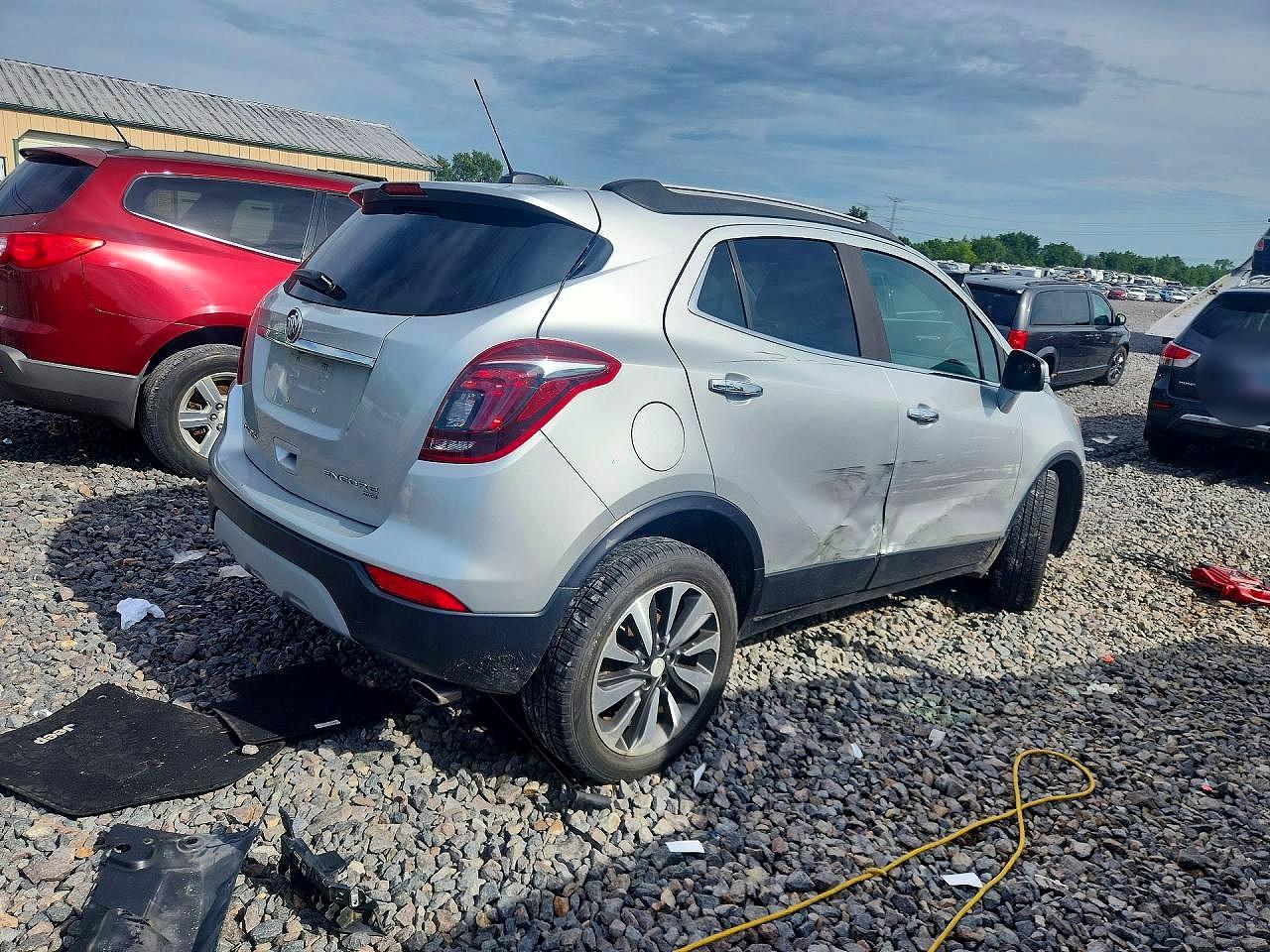 2018 Buick Encore Essence Silver vin: KL4CJGSB8JB534851