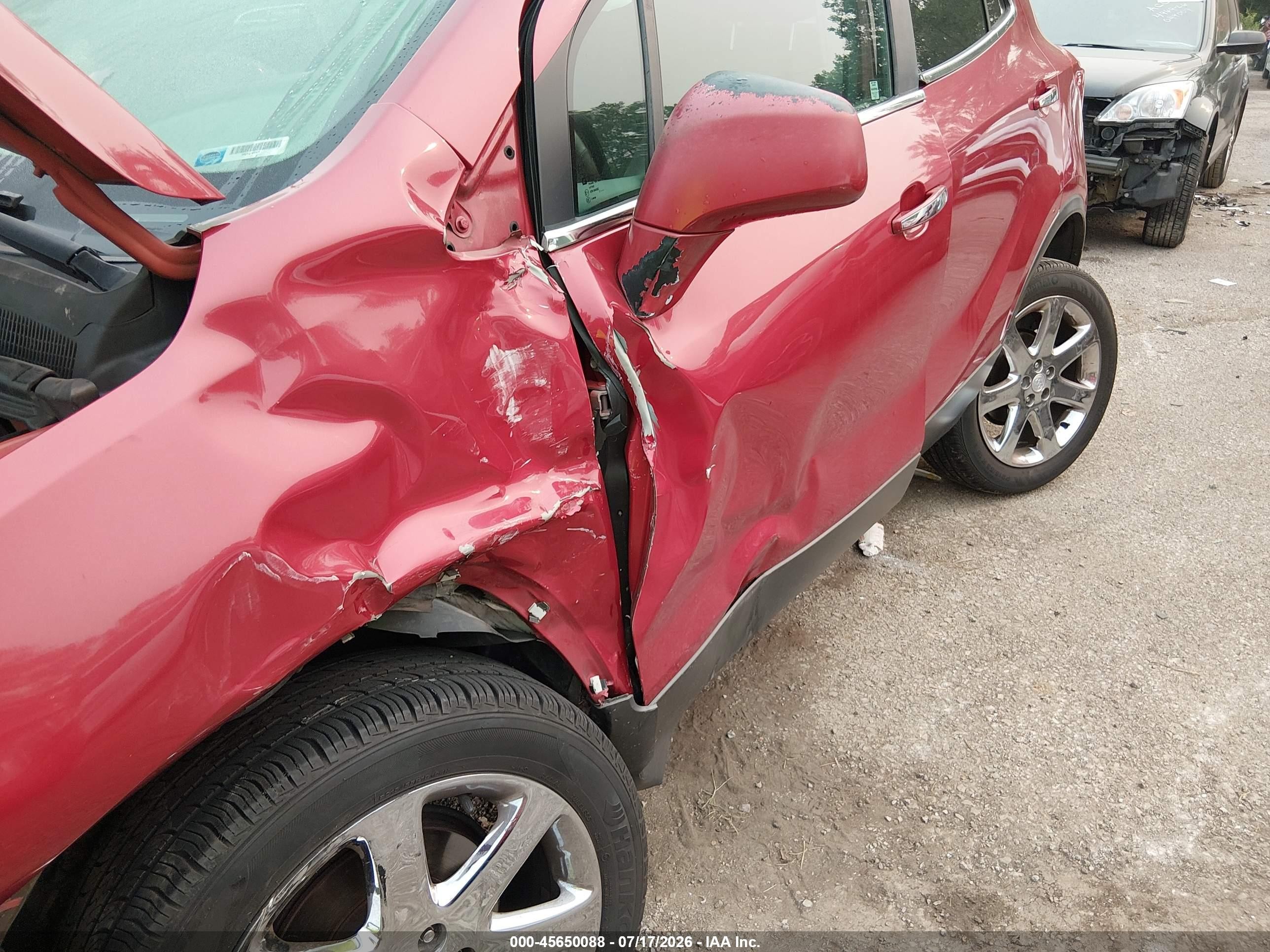 2013 Buick Encore Leather Red vin: KL4CJGSB9DB079318