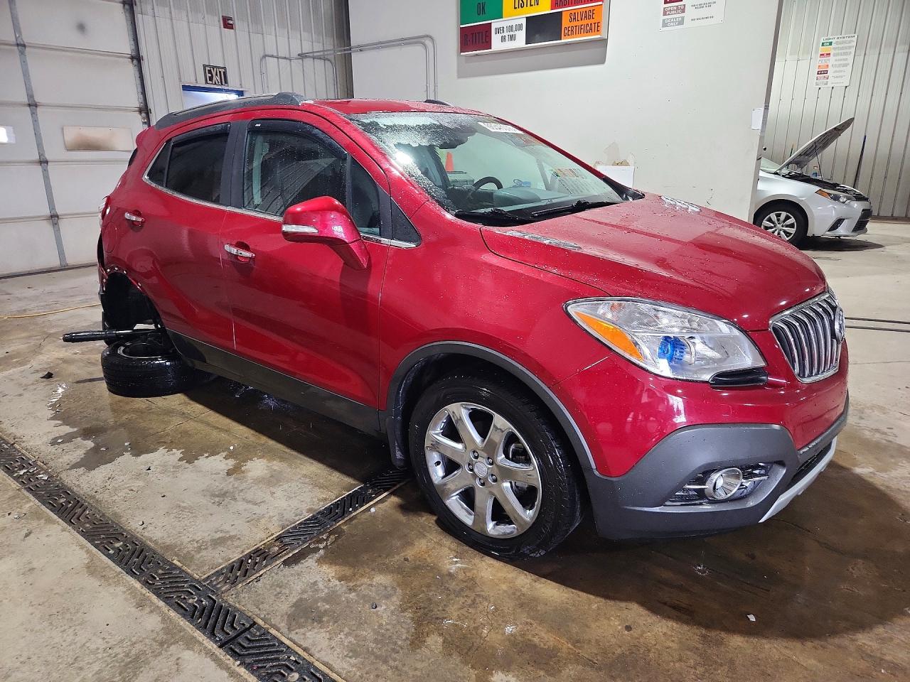 2014 Buick Encore Красный vin: KL4CJGSB9EB588066