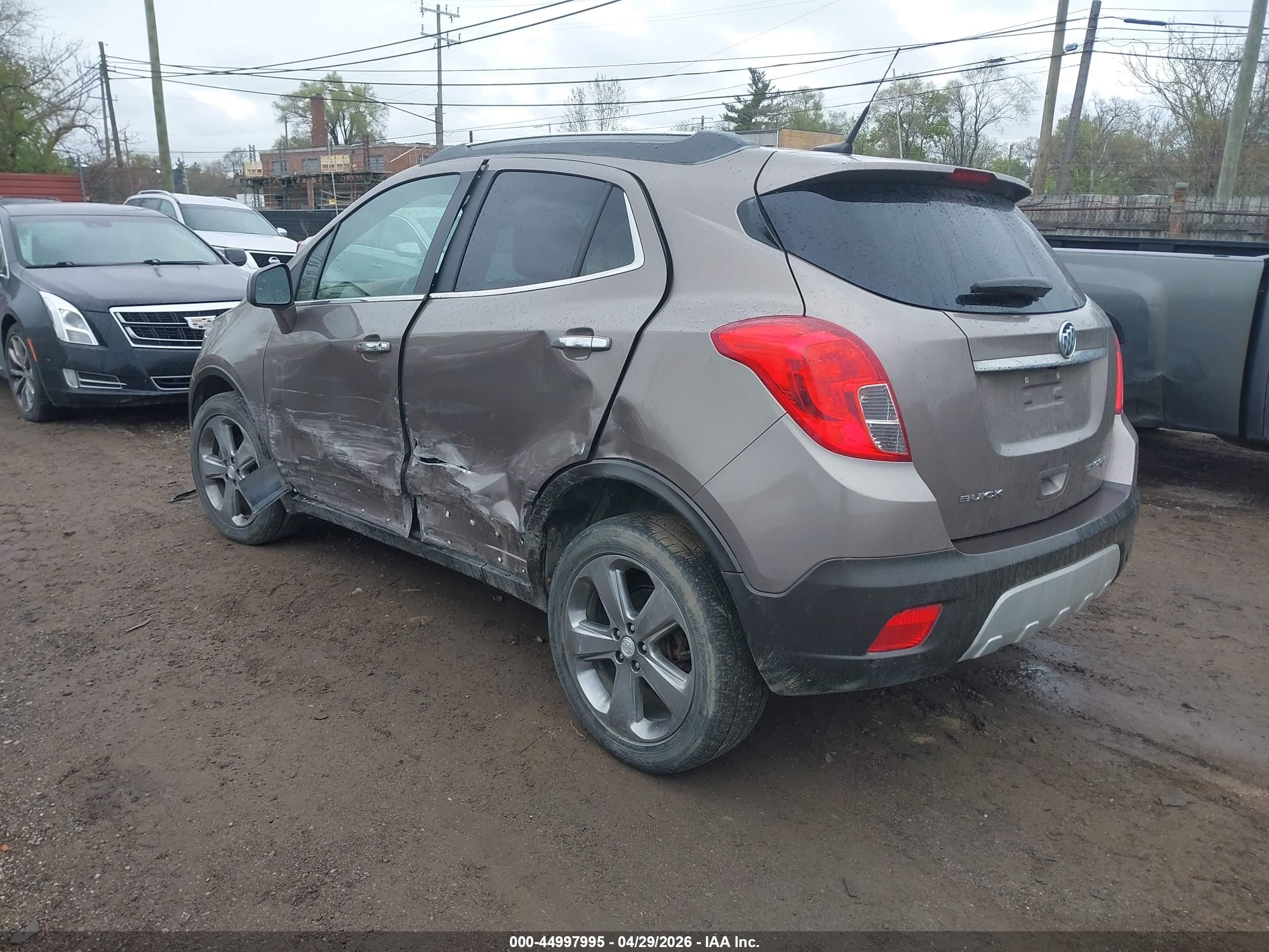 2013 Buick Encore Leather Brown vin: KL4CJGSBXDB168783