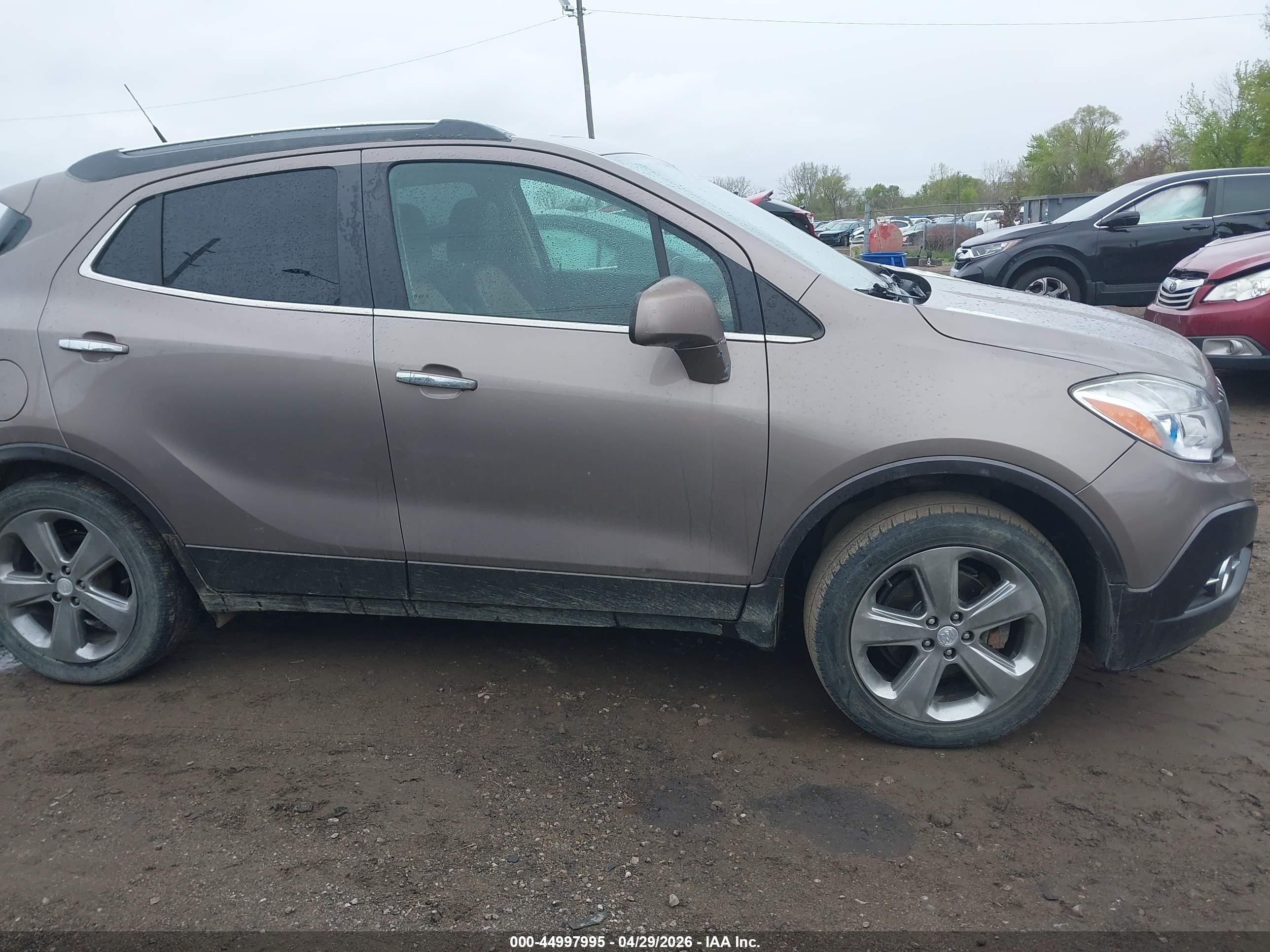 2013 Buick Encore Leather Brown vin: KL4CJGSBXDB168783