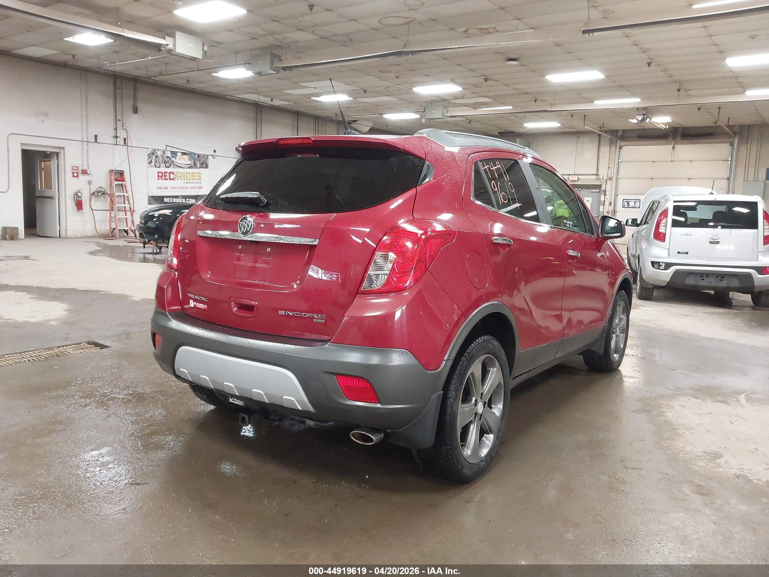 2013 Buick Encore Leather Red vin: KL4CJGSBXDB192145