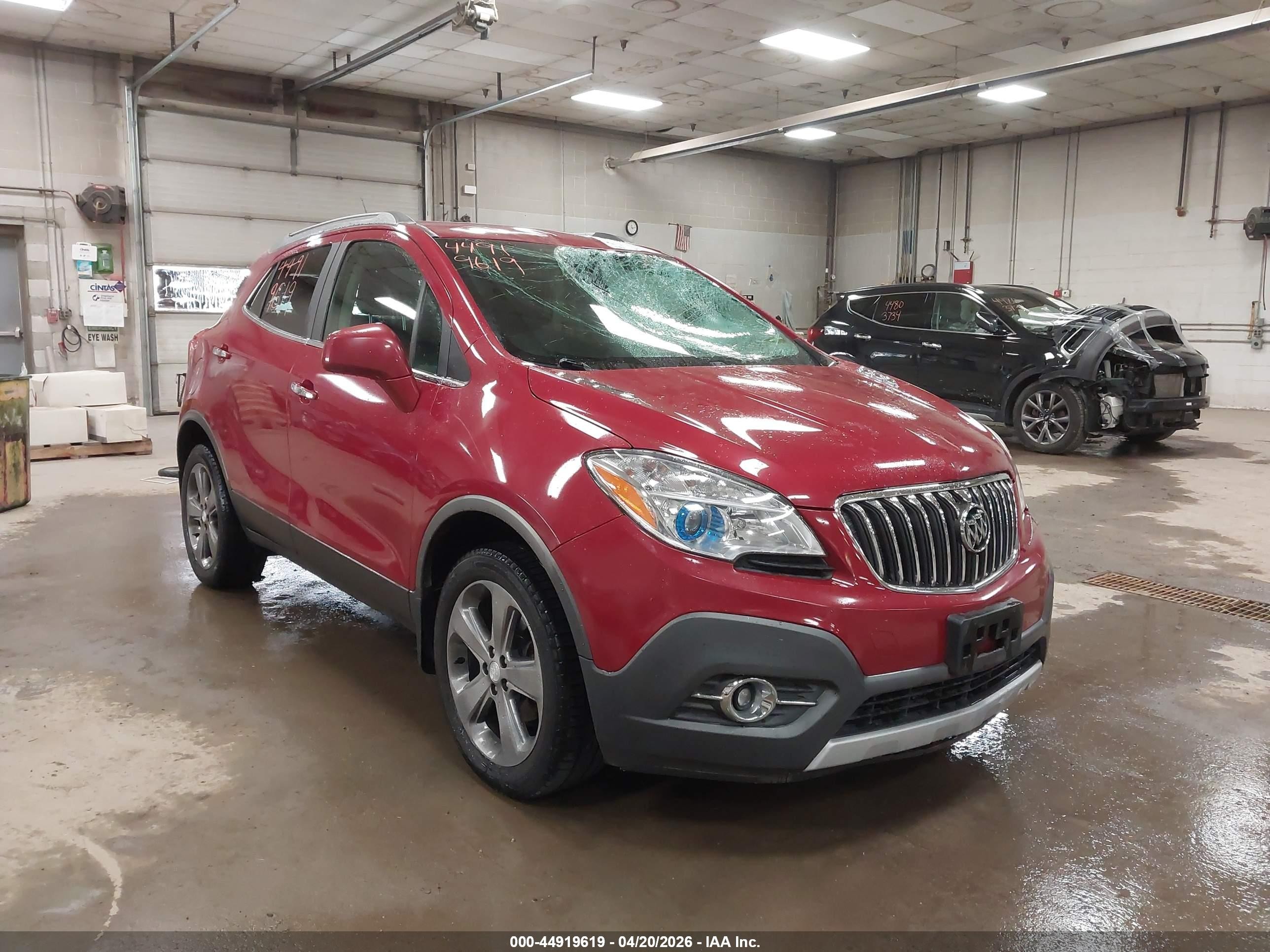 2013 Buick Encore Leather Красный vin: KL4CJGSBXDB192145