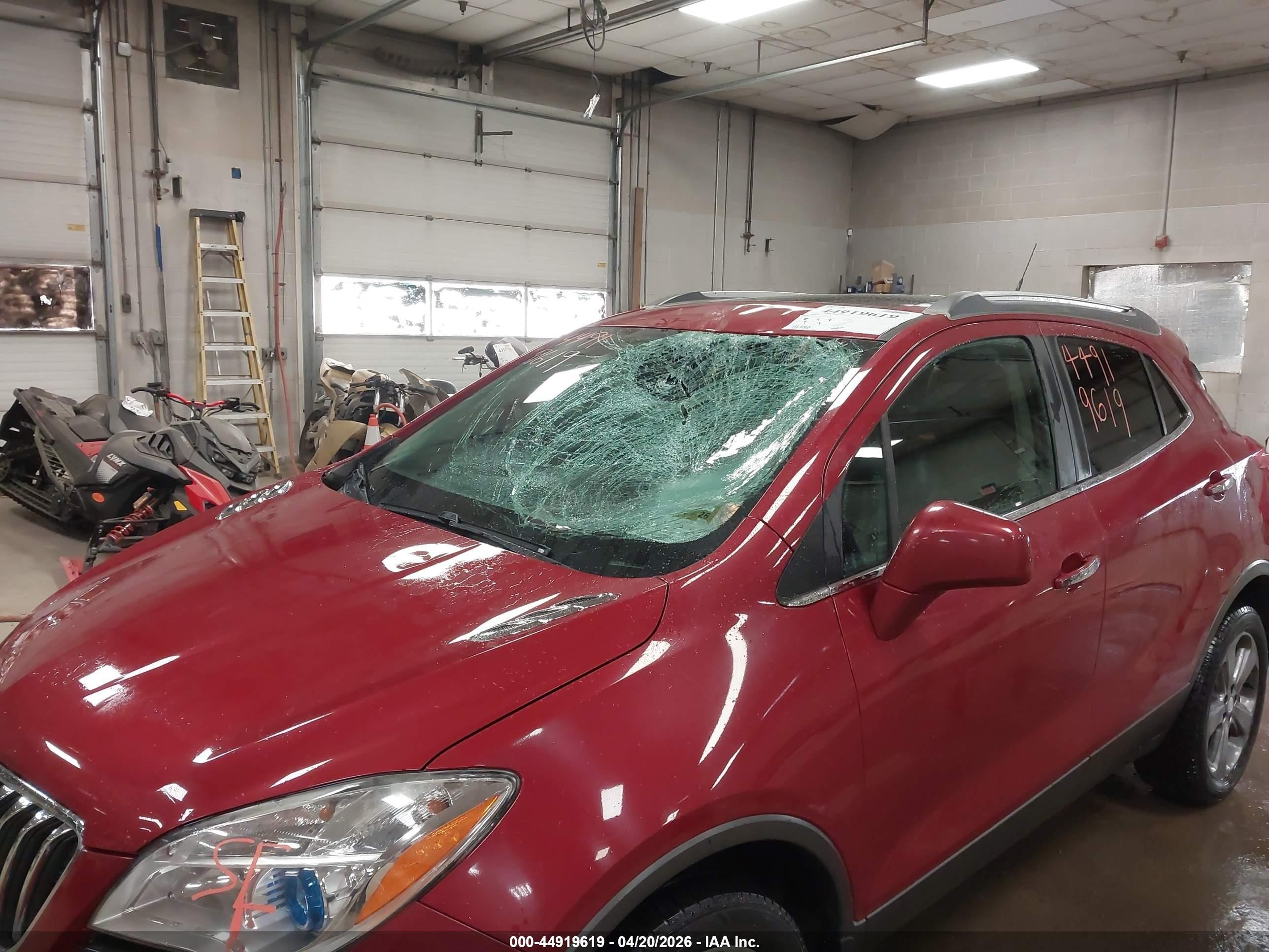 2013 Buick Encore Leather Red vin: KL4CJGSBXDB192145