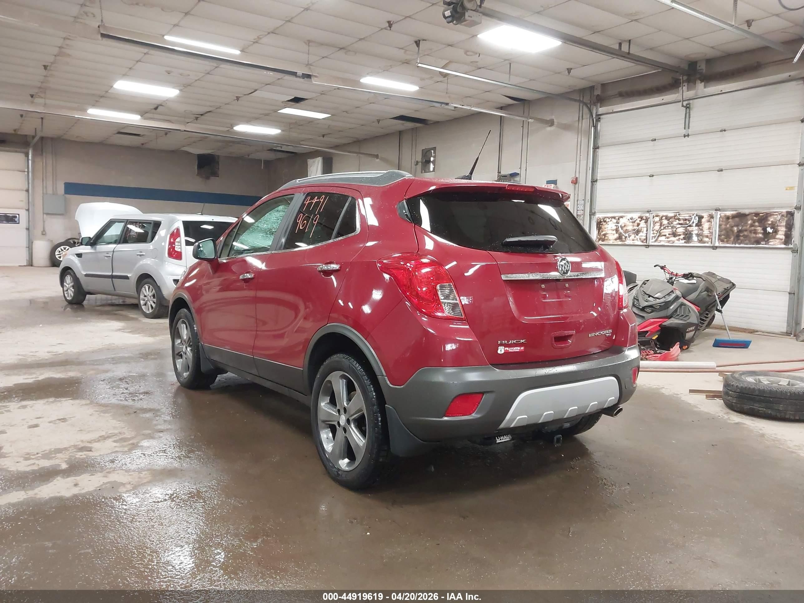 2013 Buick Encore Leather Red vin: KL4CJGSBXDB192145