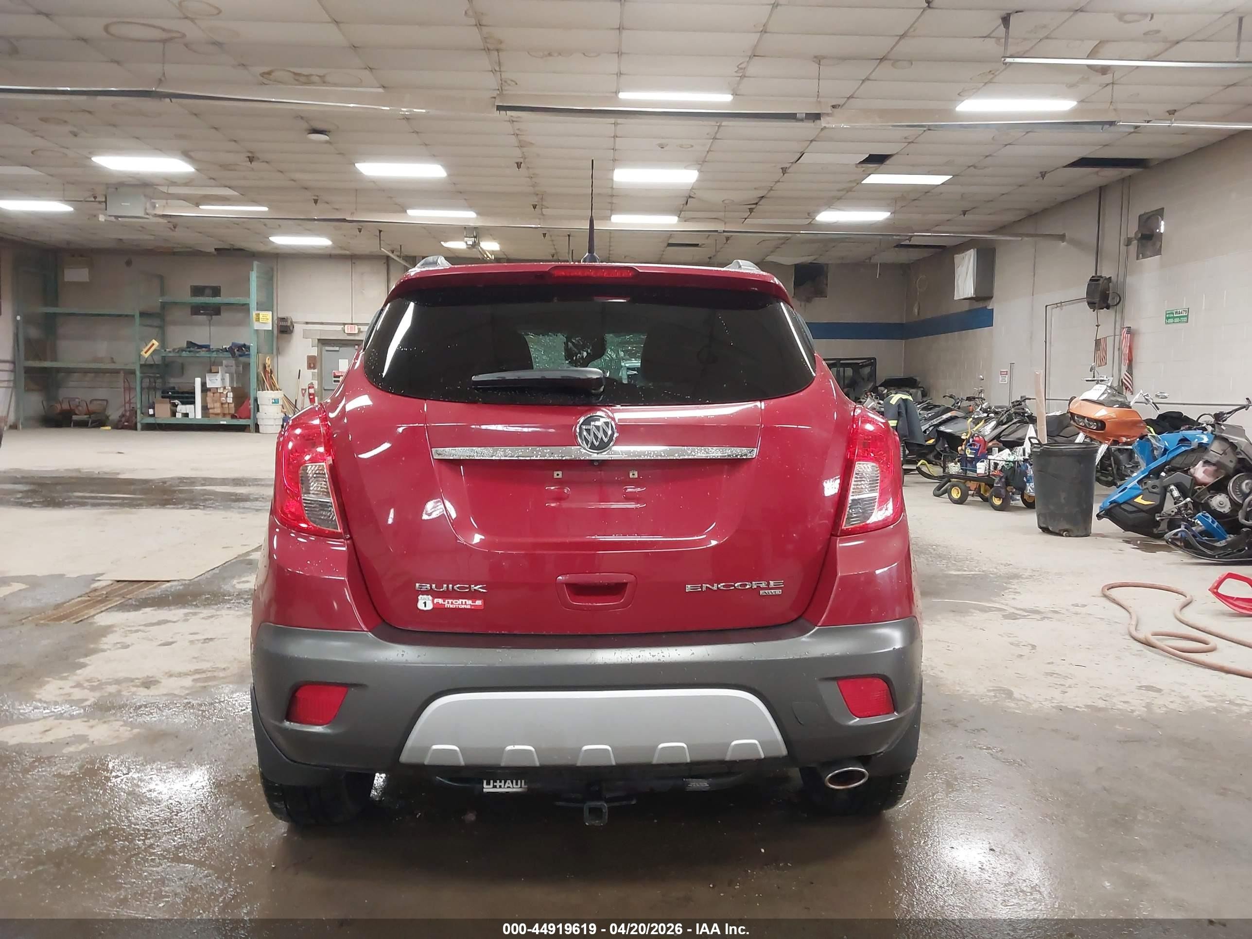 2013 Buick Encore Leather Red vin: KL4CJGSBXDB192145