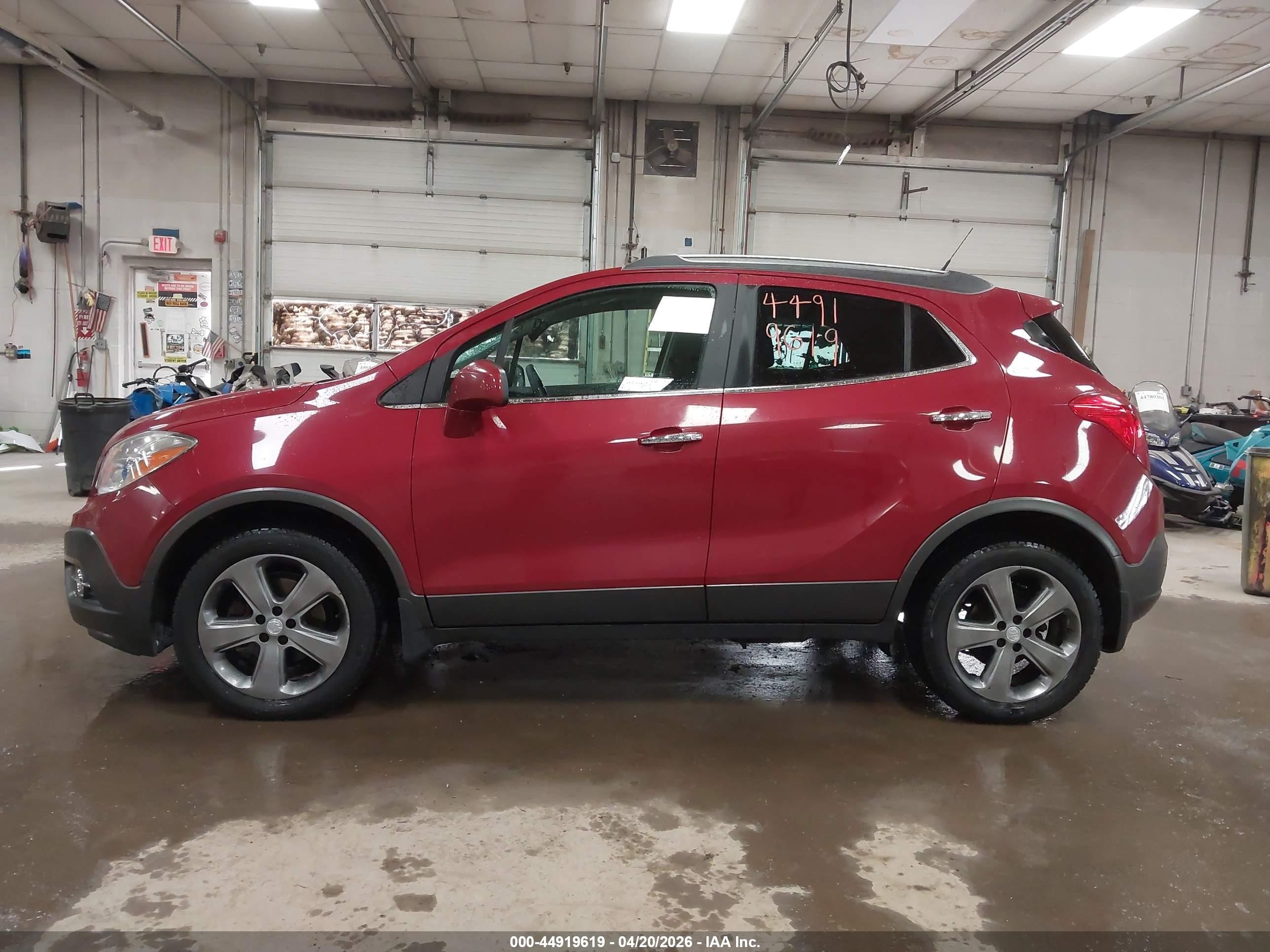 2013 Buick Encore Leather Red vin: KL4CJGSBXDB192145