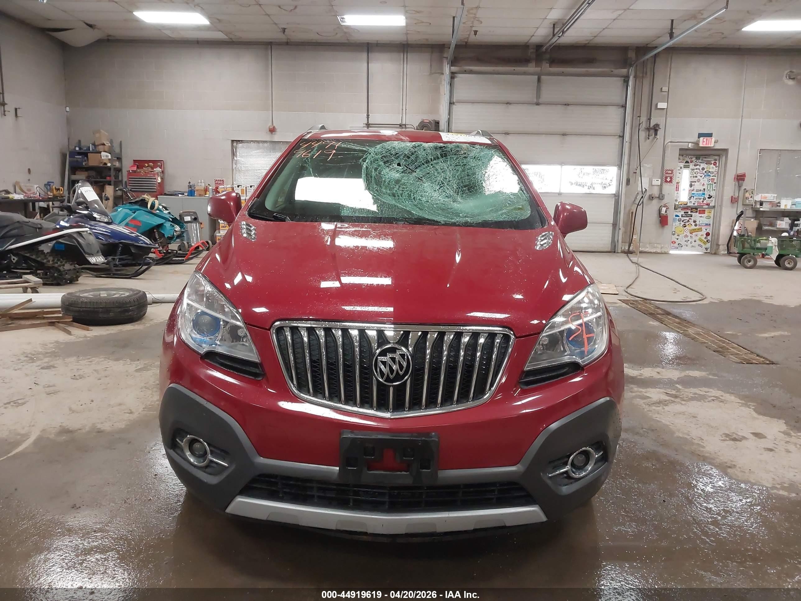 2013 Buick Encore Leather Red vin: KL4CJGSBXDB192145