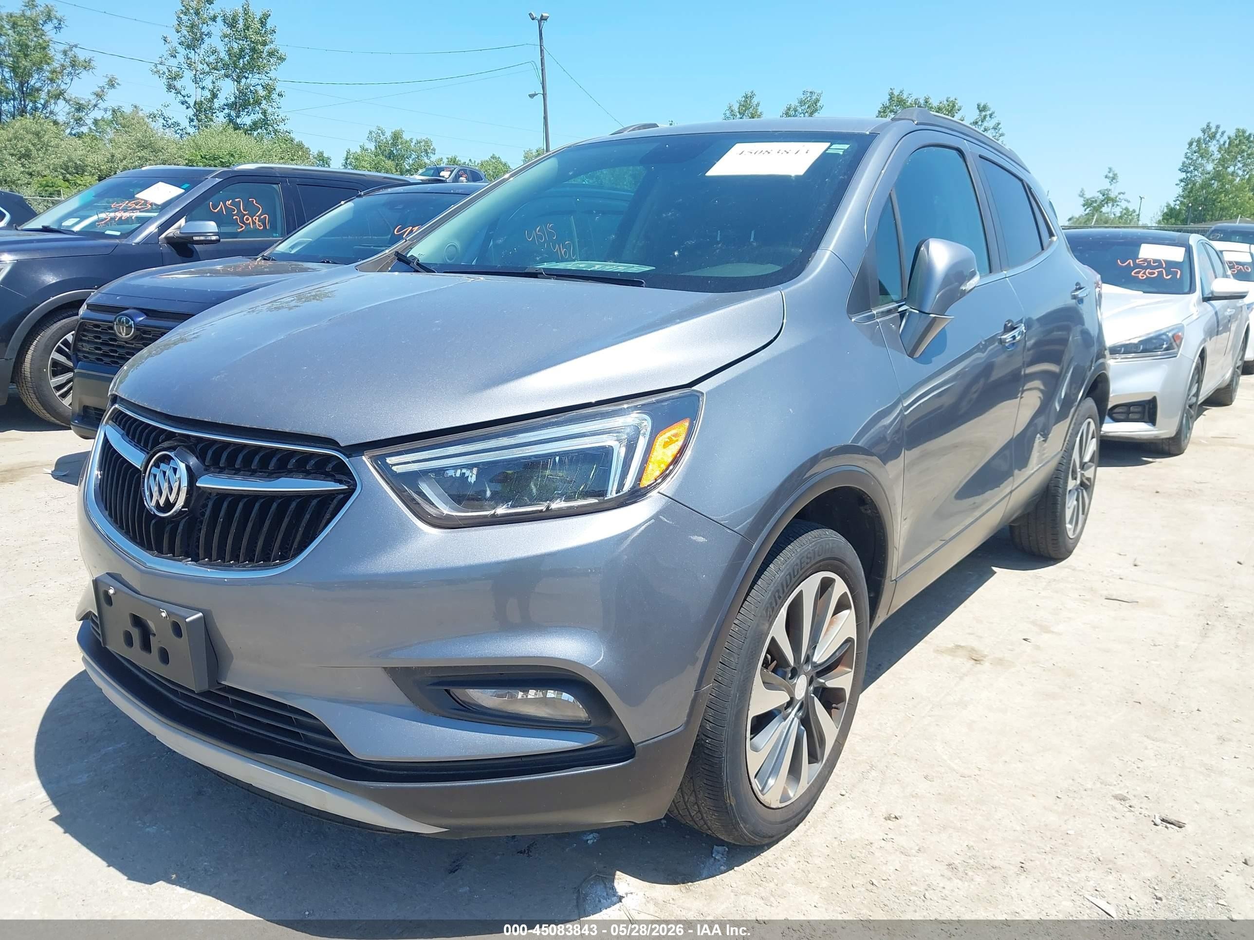 2019 Buick Encore Awd Essence Gray vin: KL4CJGSM3KB733583