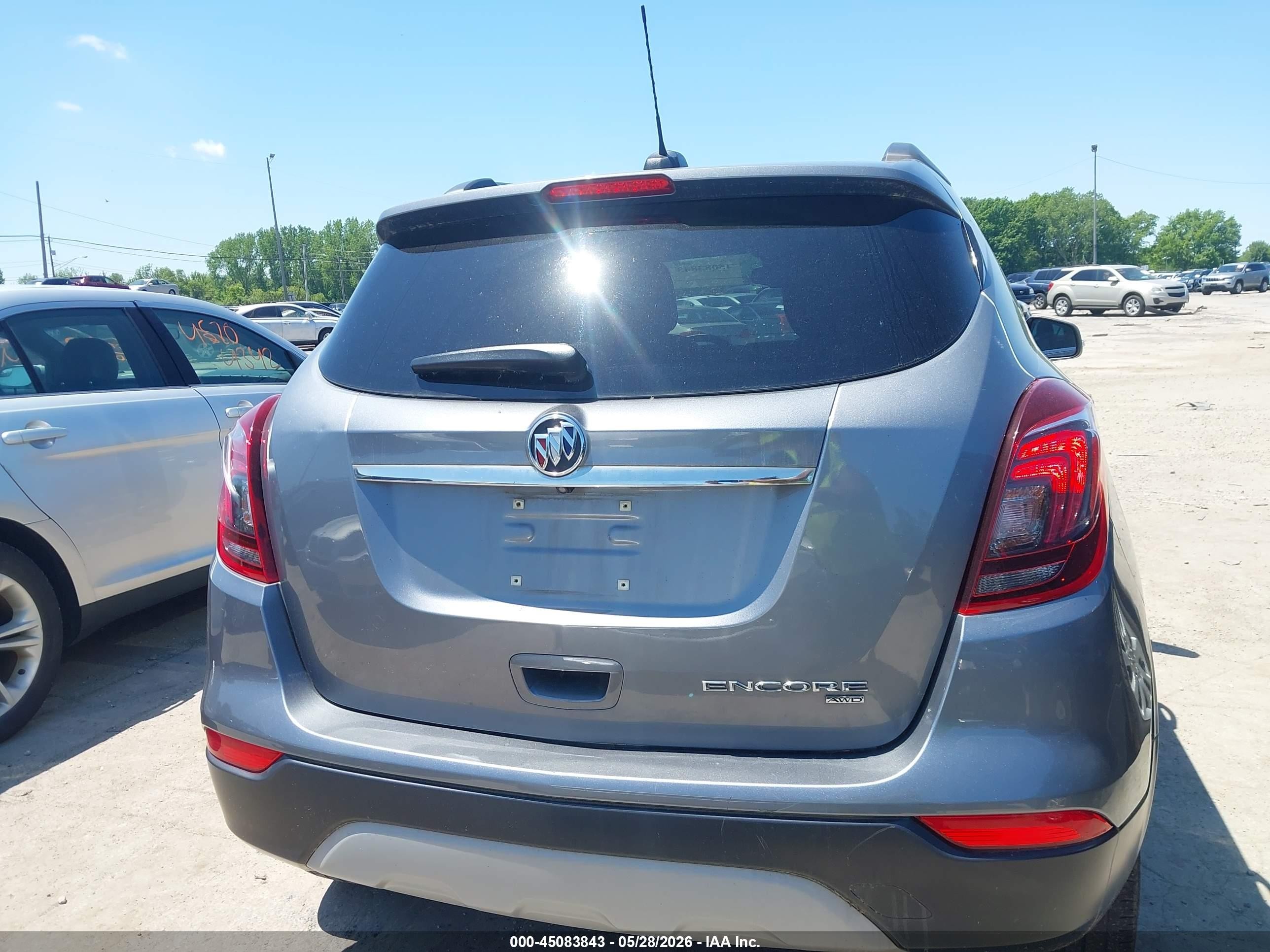 2019 Buick Encore Awd Essence Gray vin: KL4CJGSM3KB733583