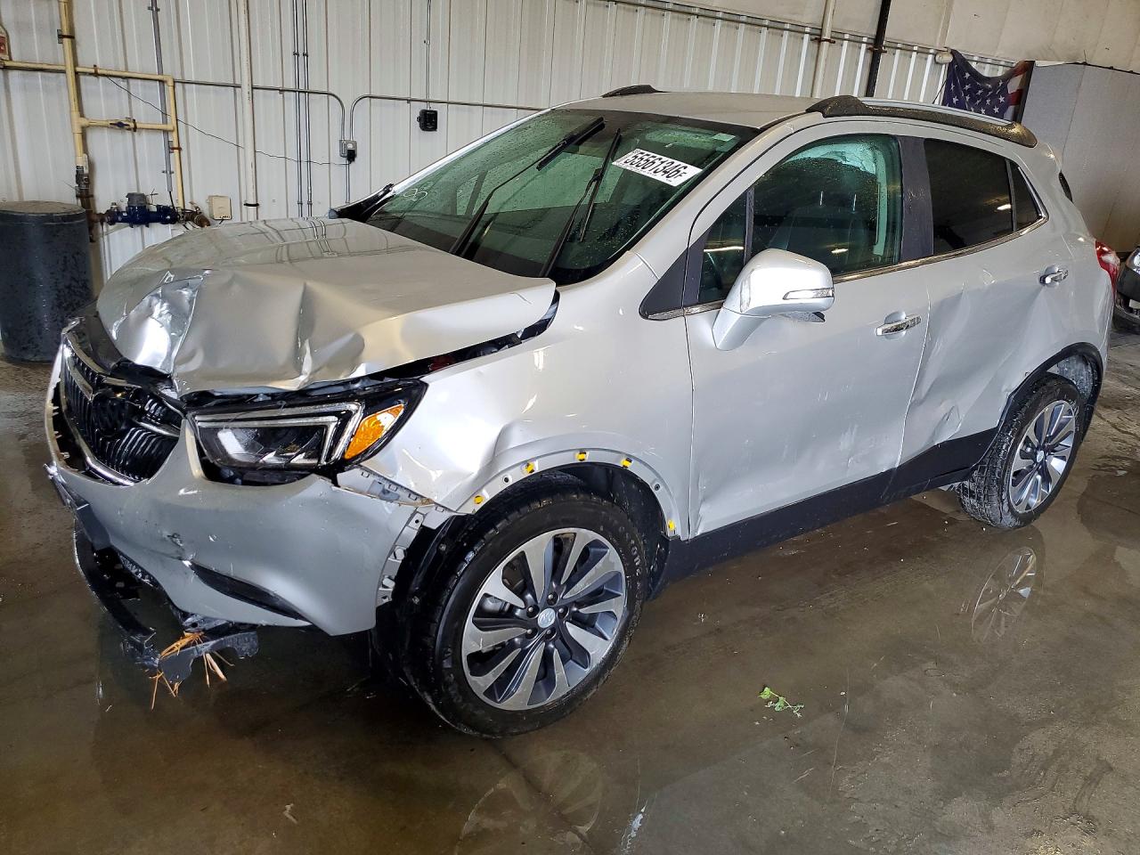 2019 Buick Encore Essence Silver vin: KL4CJGSMXKB950886