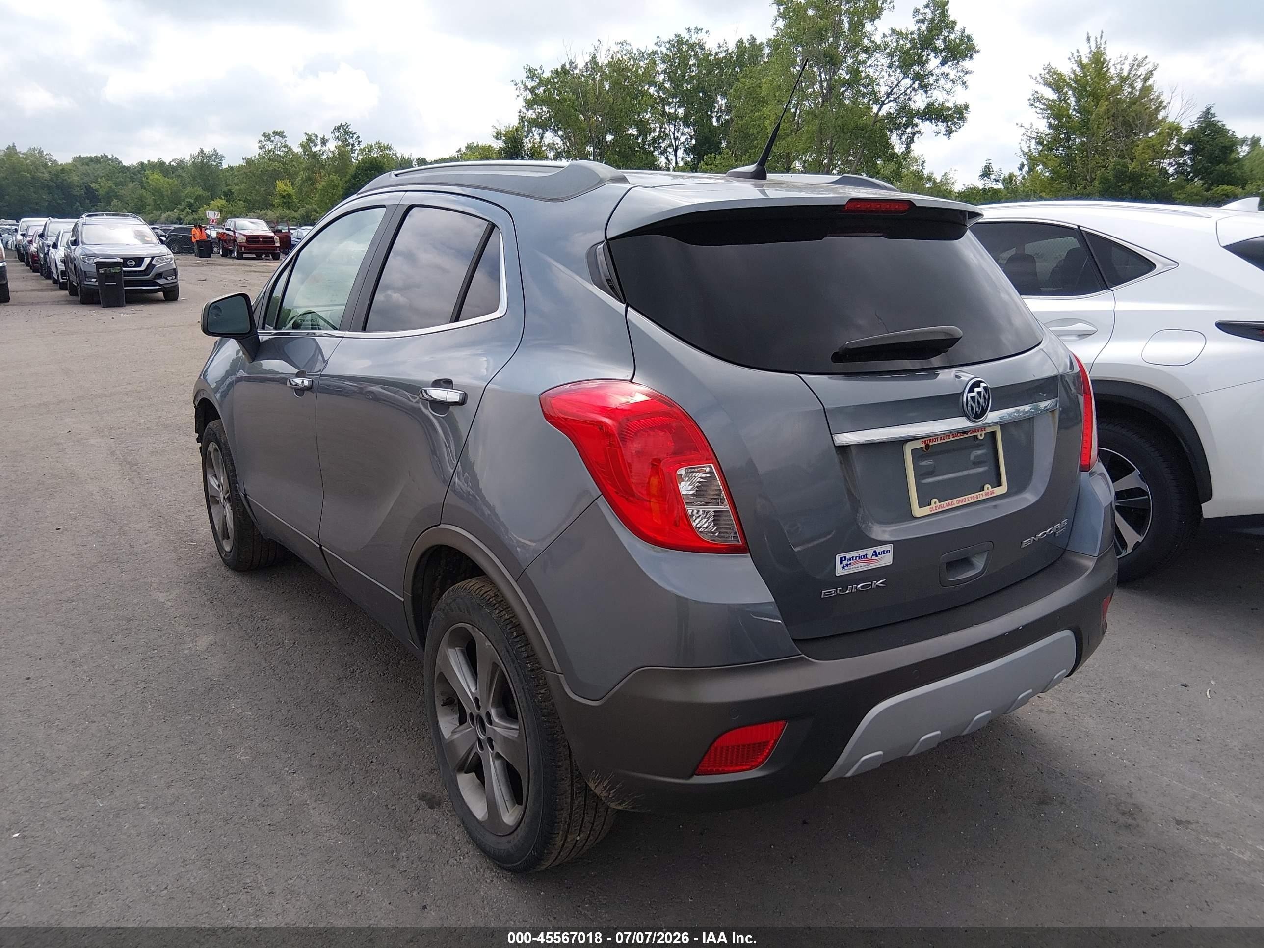 2013 Buick Encore Premium Gray vin: KL4CJHSB0DB090648