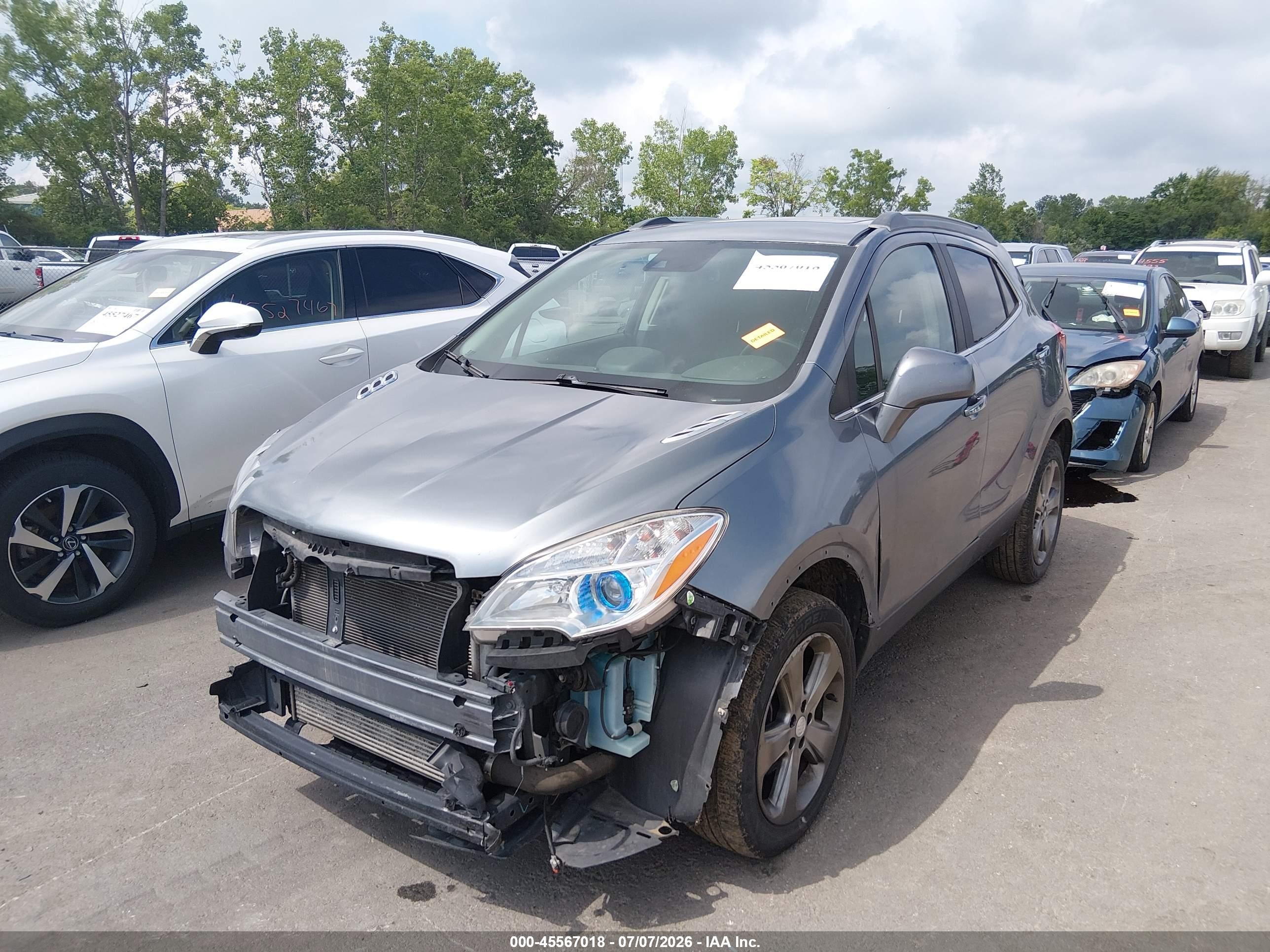 2013 Buick Encore Premium Gray vin: KL4CJHSB0DB090648