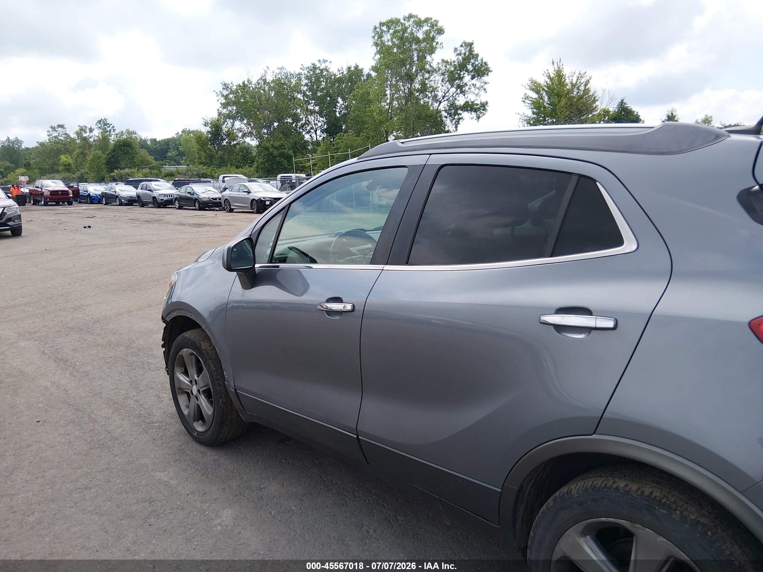 2013 Buick Encore Premium Gray vin: KL4CJHSB0DB090648