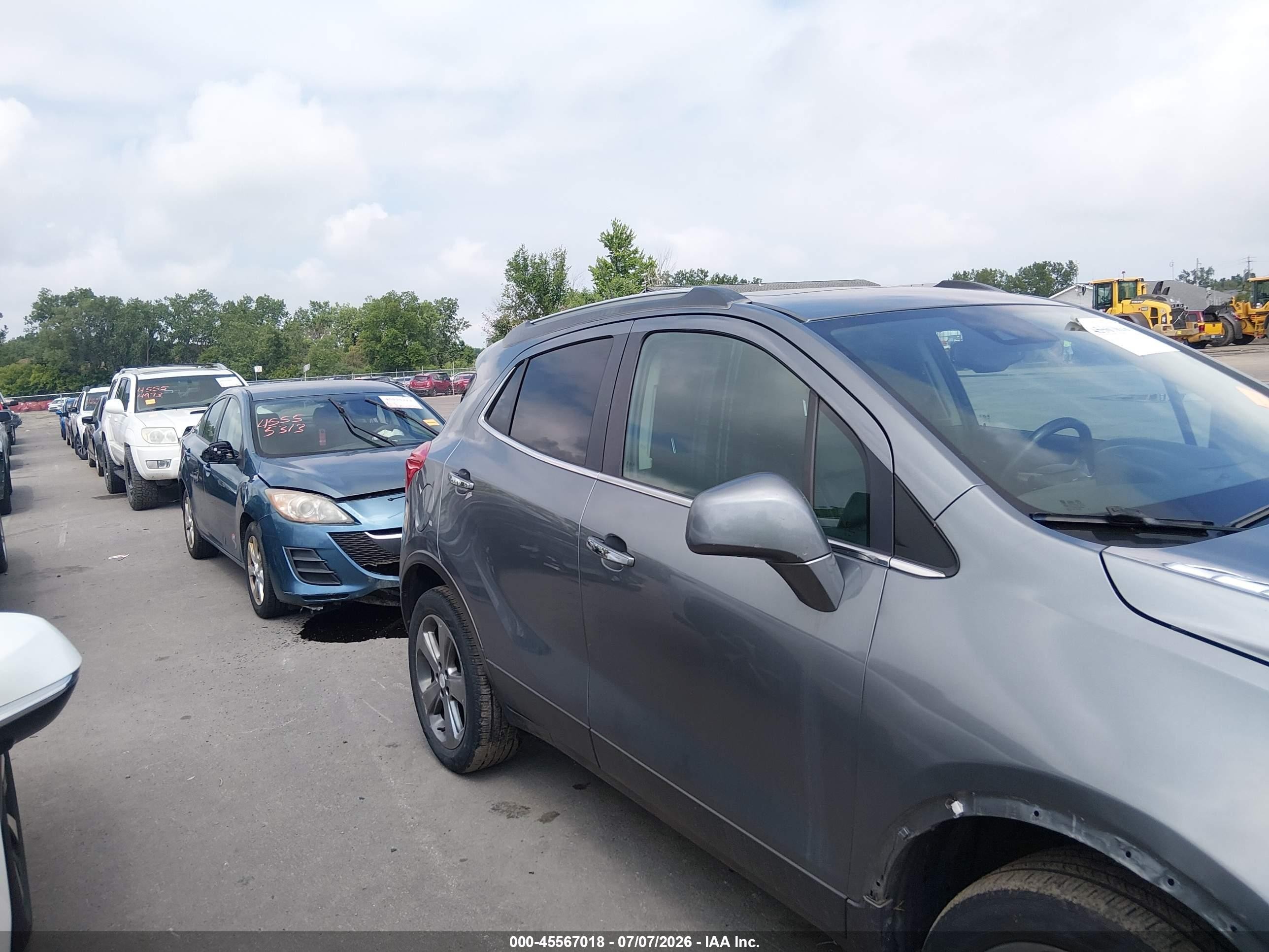 2013 Buick Encore Premium Gray vin: KL4CJHSB0DB090648