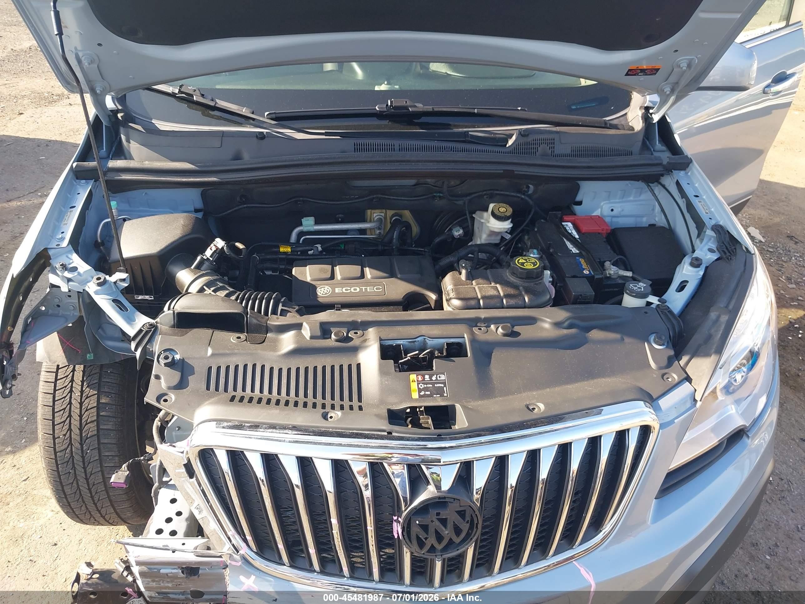 2013 Buick Encore Premium Silver vin: KL4CJHSB0DB123616