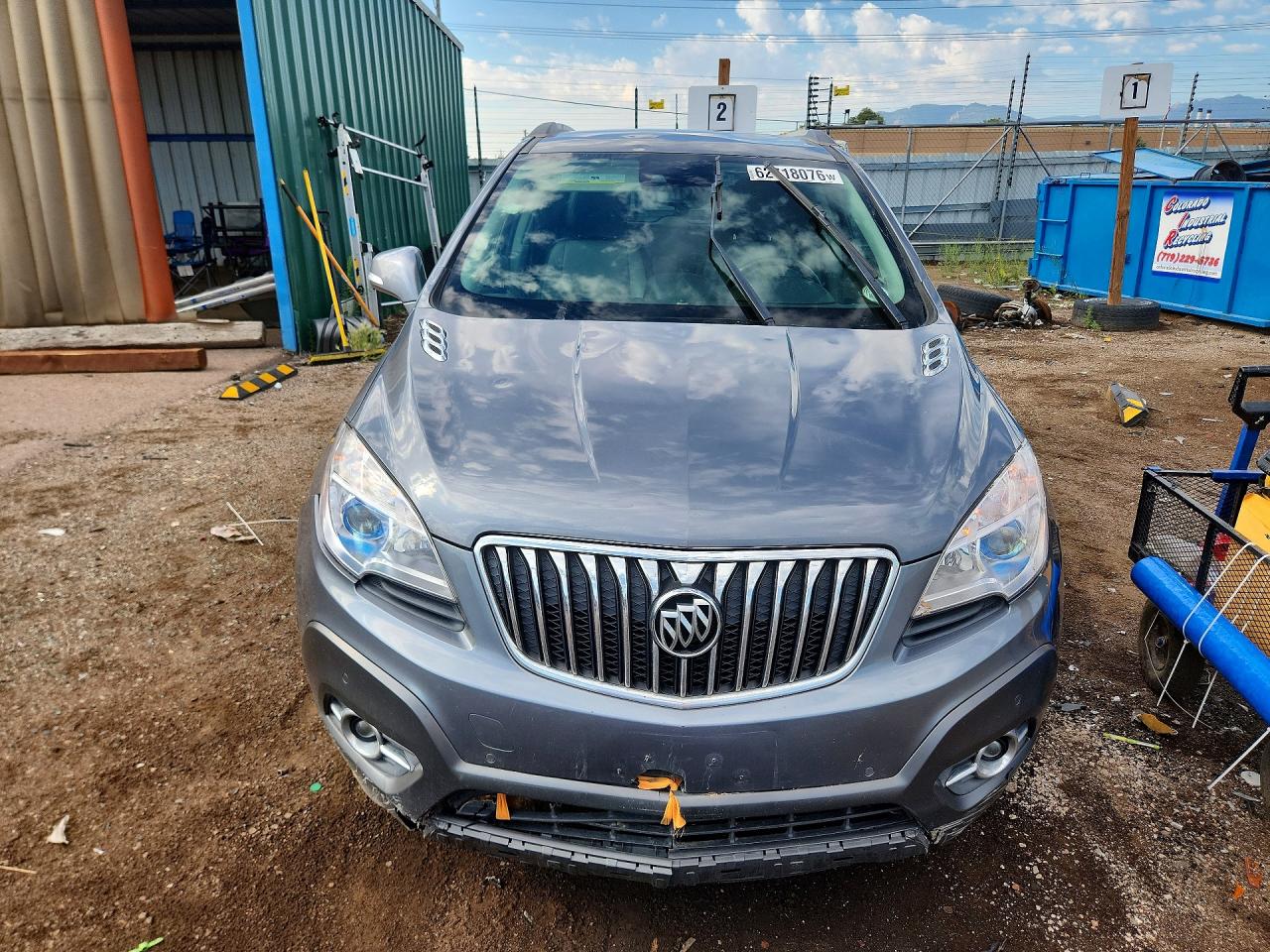 2014 Buick Encore Premium Gray vin: KL4CJHSB0EB734019