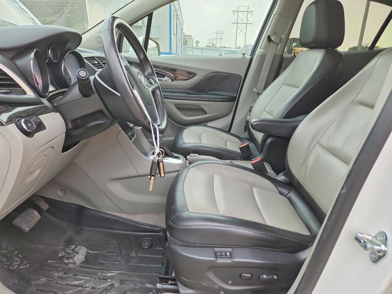 2014 Buick Encore Premium White vin: KL4CJHSB0EB784788
