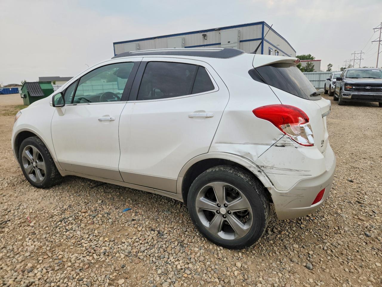 2014 Buick Encore Premium White vin: KL4CJHSB0EB784788