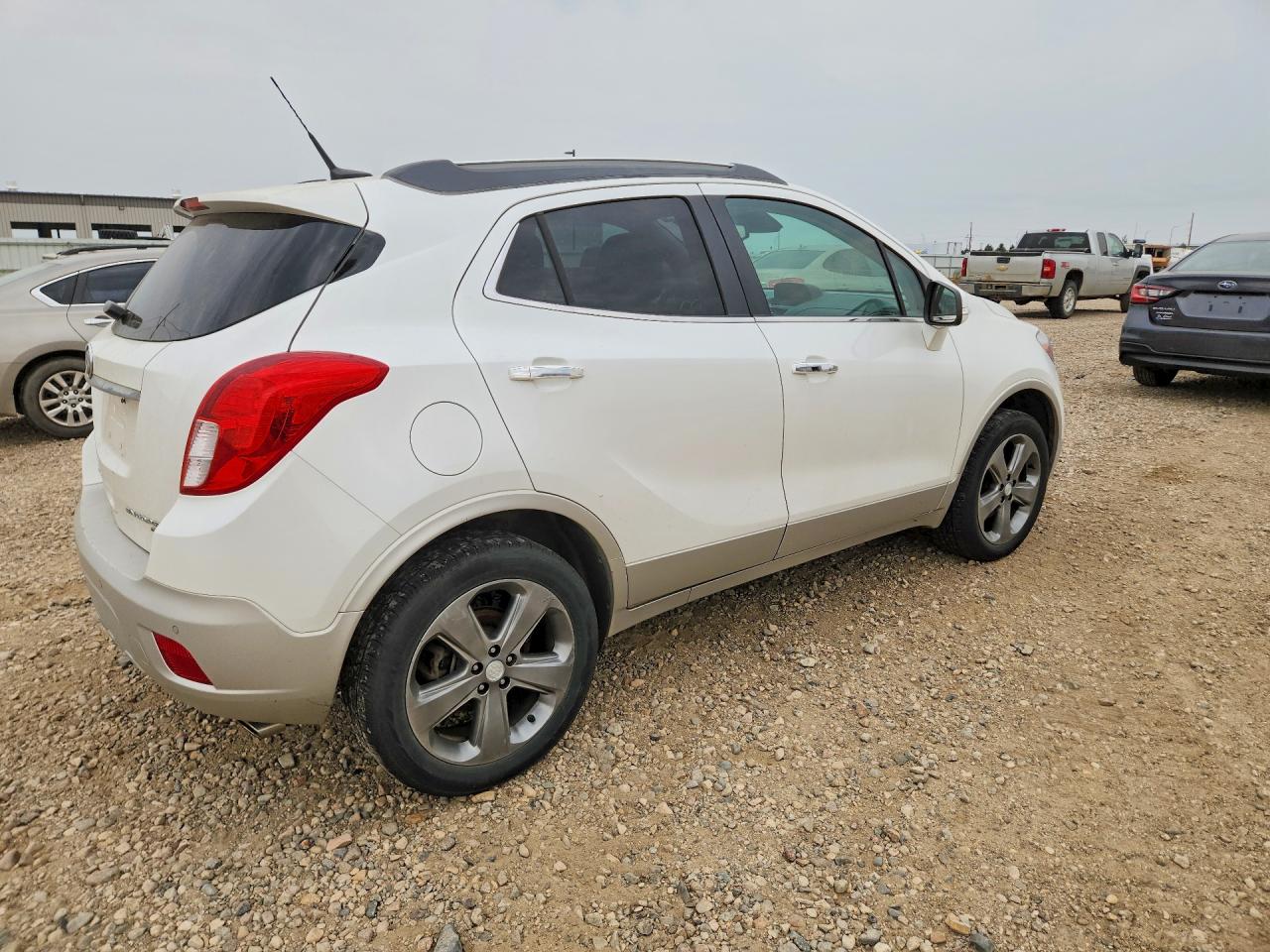 2014 Buick Encore Premium White vin: KL4CJHSB0EB784788