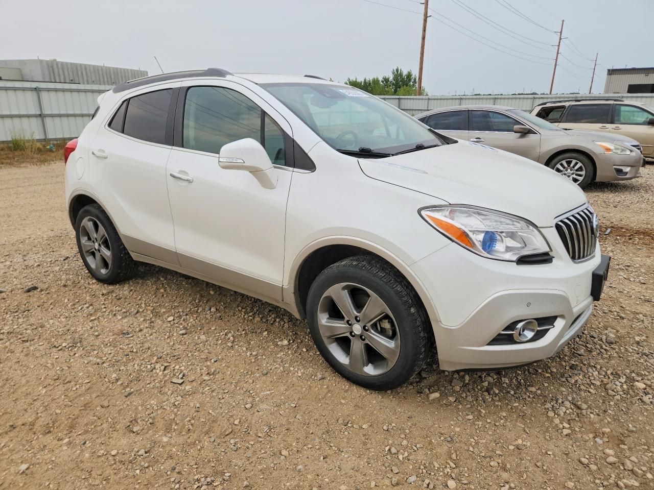 2014 Buick Encore Premium White vin: KL4CJHSB0EB784788