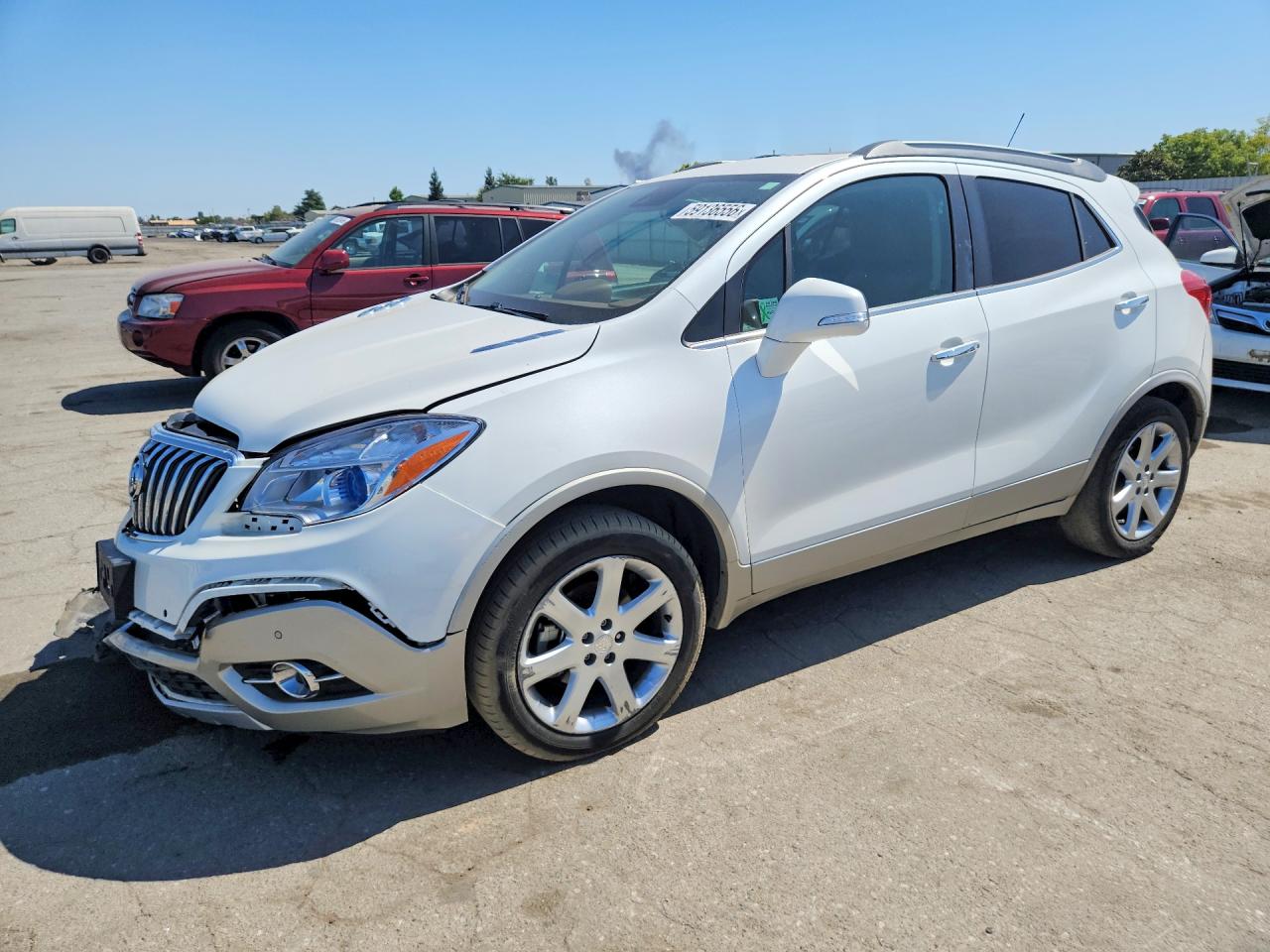 2015 Buick Encore Premium Белый vin: KL4CJHSB0FB258002