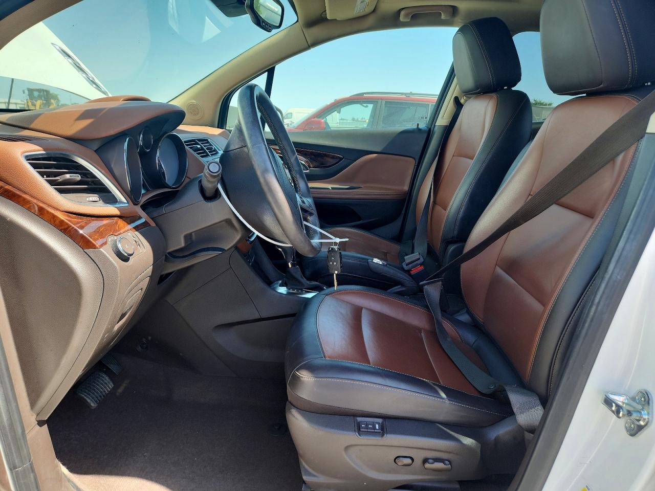 2015 Buick Encore Premium White vin: KL4CJHSB0FB258002