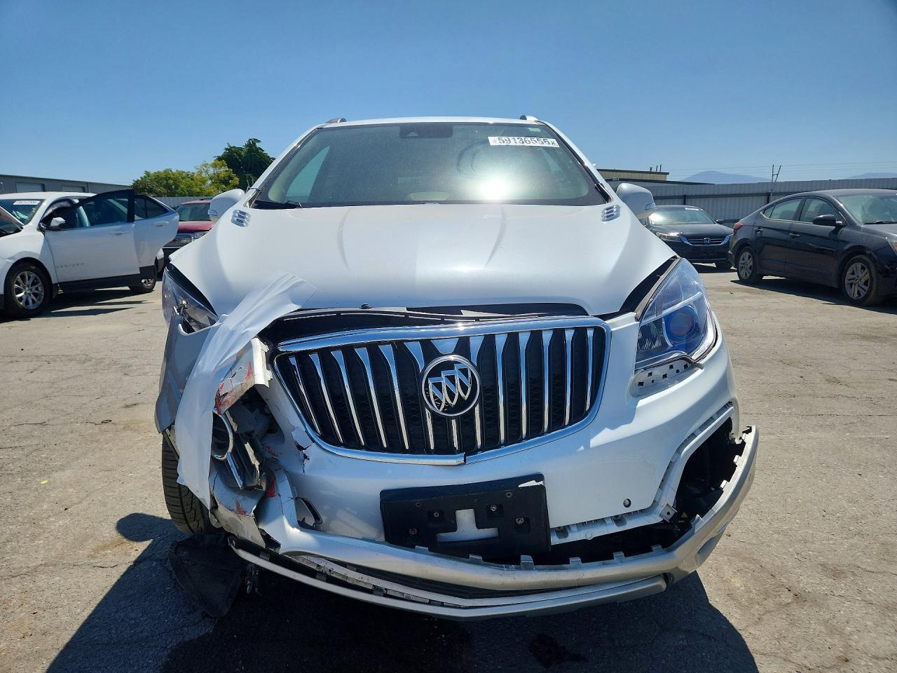 2015 Buick Encore Premium White vin: KL4CJHSB0FB258002