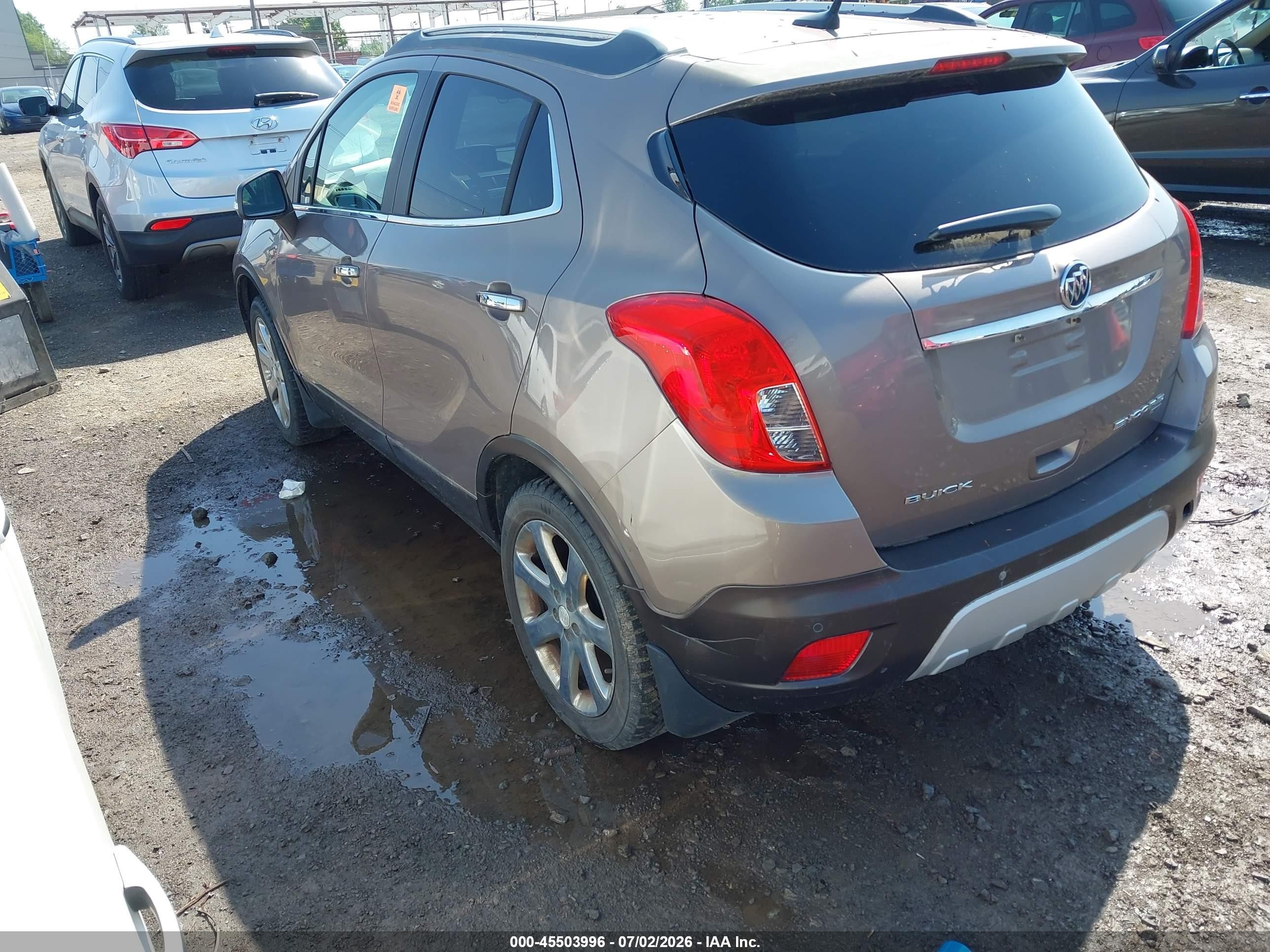 2014 Buick Encore Premium Beige vin: KL4CJHSB1EB520110