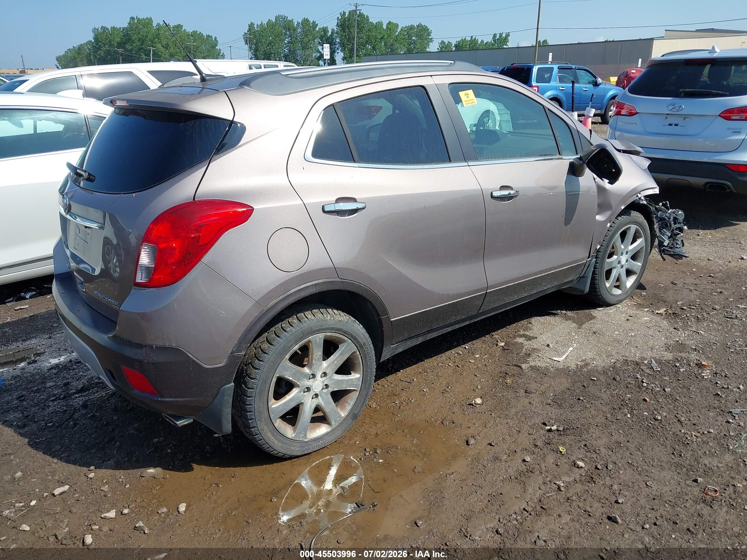 2014 Buick Encore Premium Beige vin: KL4CJHSB1EB520110