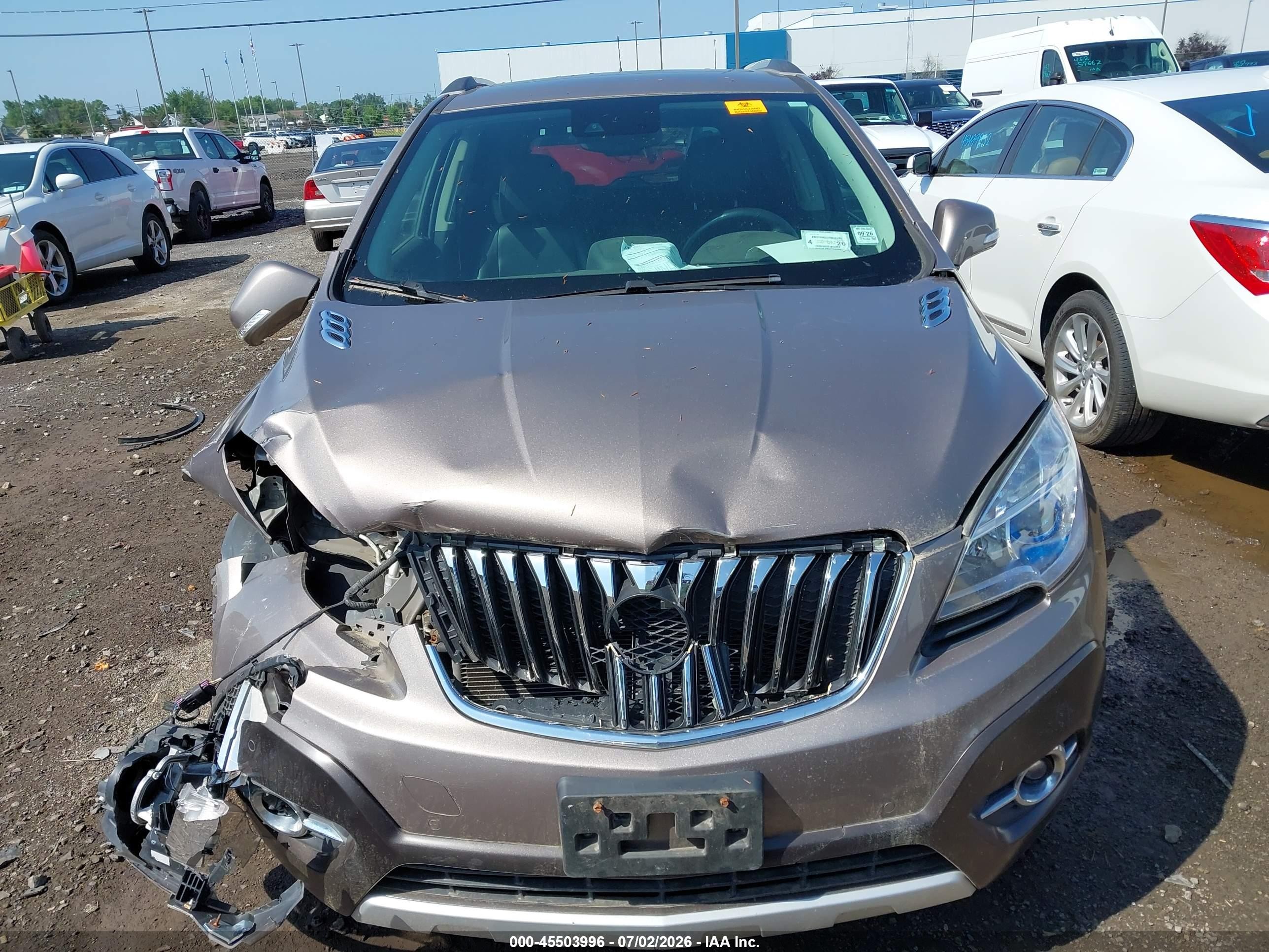 2014 Buick Encore Premium Beige vin: KL4CJHSB1EB520110
