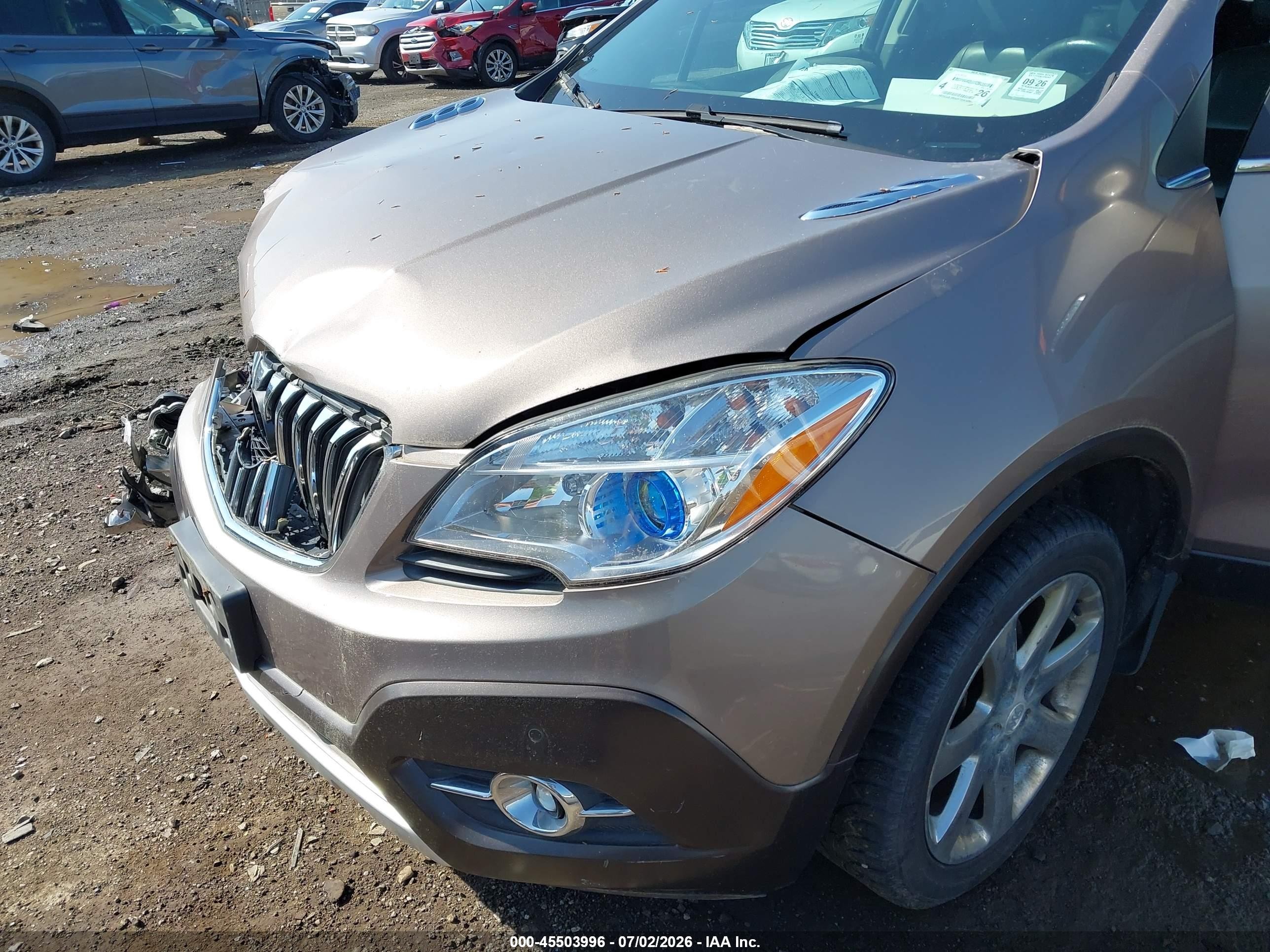 2014 Buick Encore Premium Beige vin: KL4CJHSB1EB520110