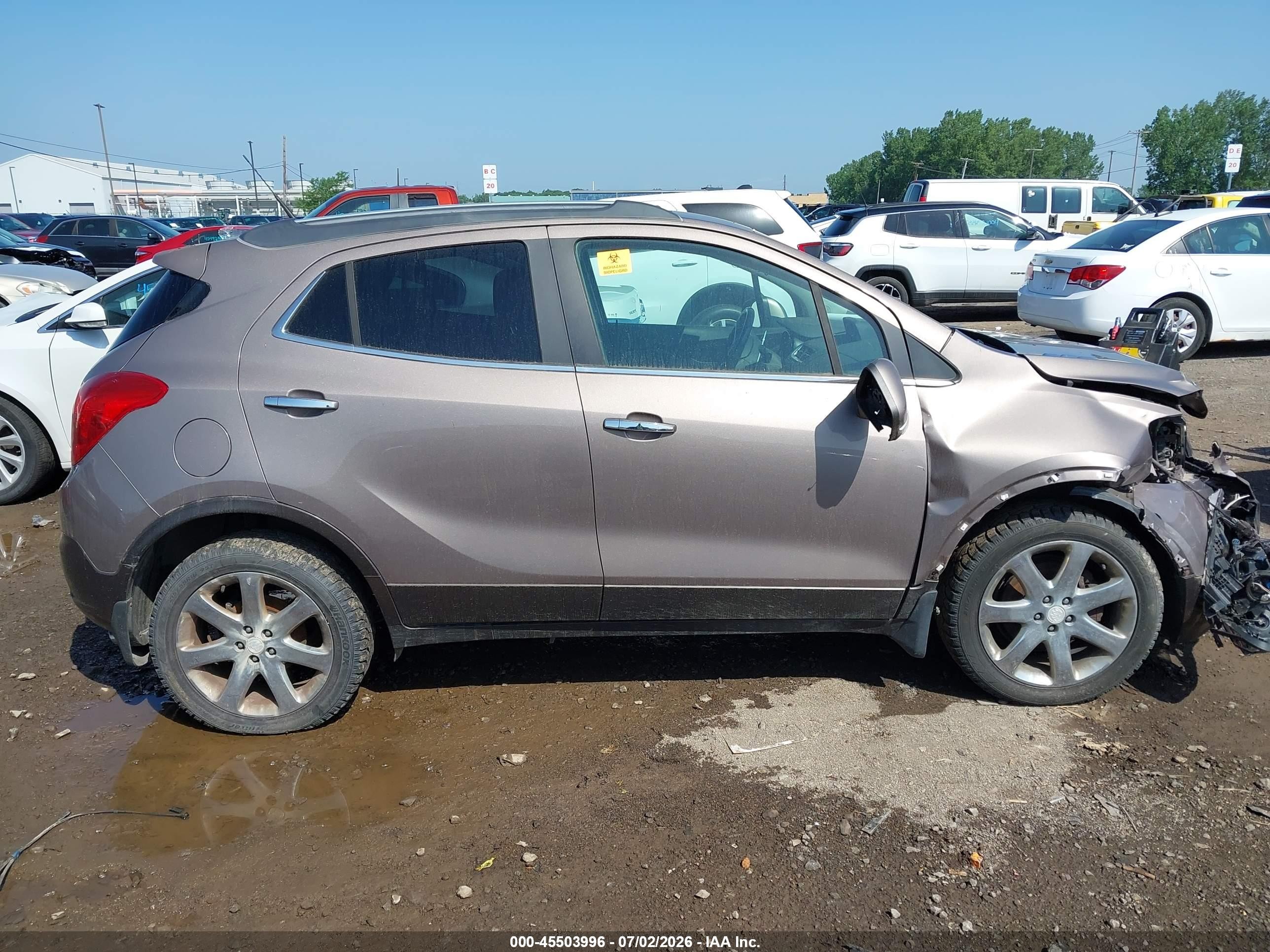 2014 Buick Encore Premium Beige vin: KL4CJHSB1EB520110