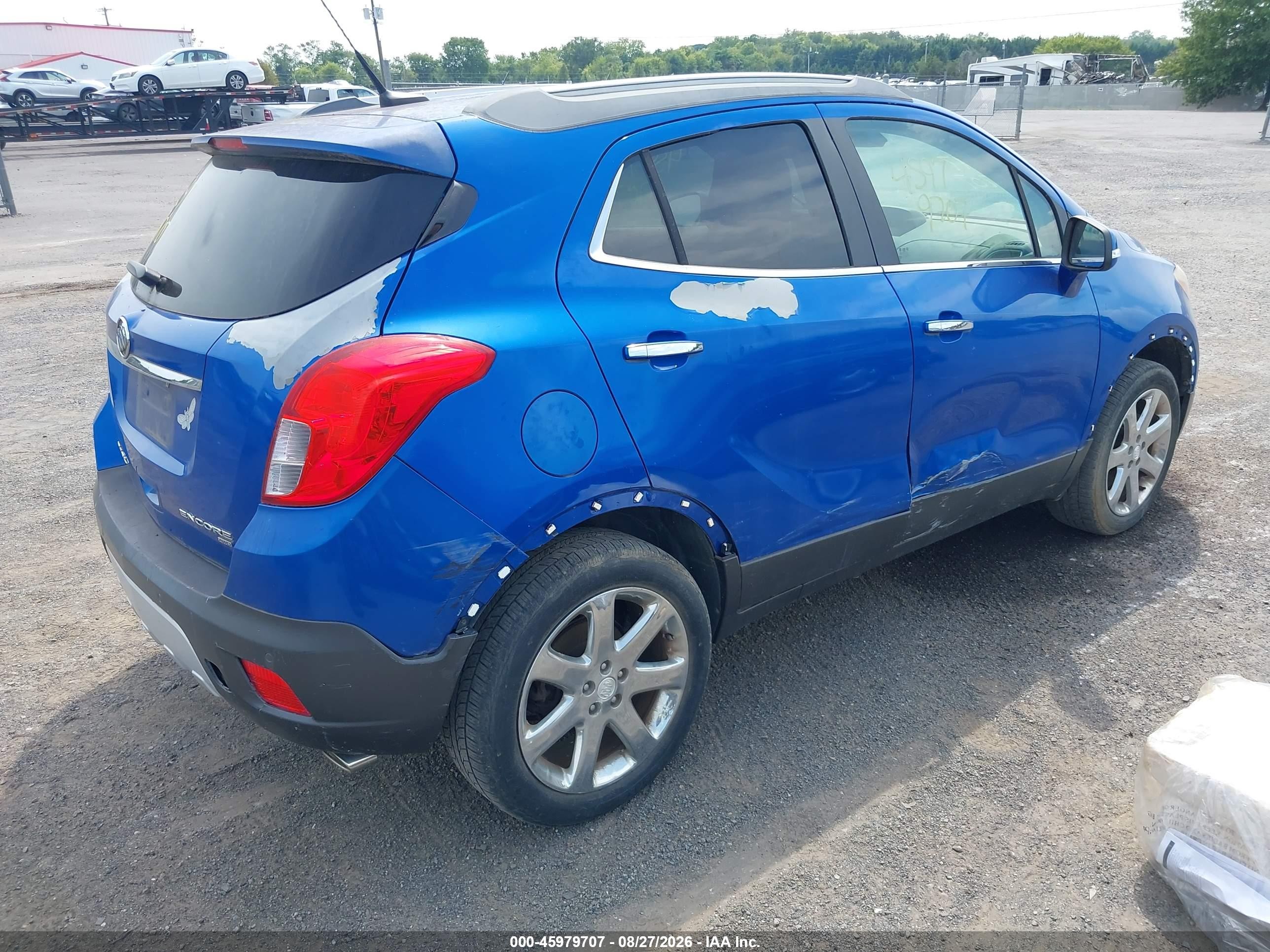 2014 Buick Encore Premium Blue vin: KL4CJHSB1EB617145