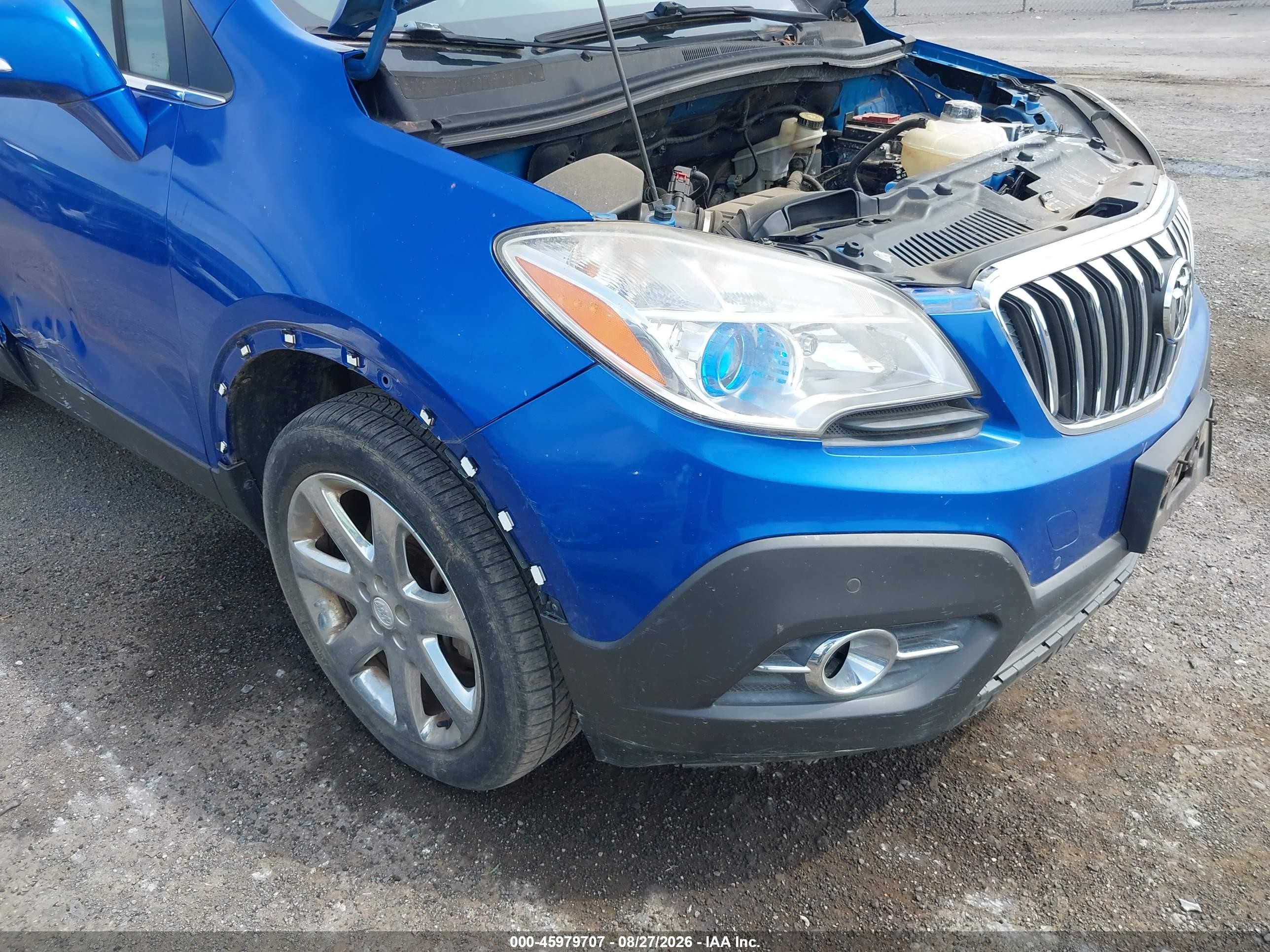 2014 Buick Encore Premium Blue vin: KL4CJHSB1EB617145